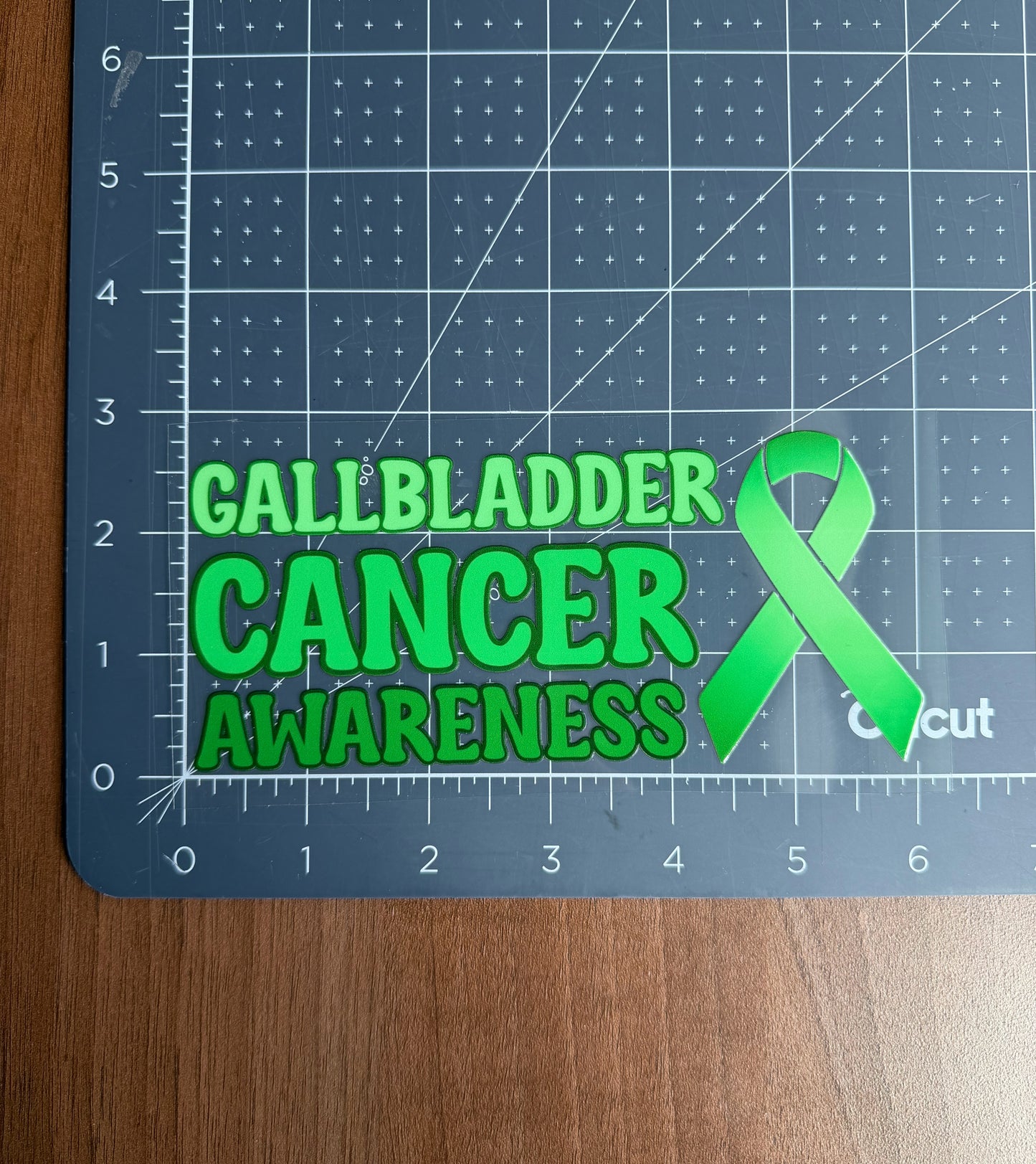Gallbladder Cancer Awareness Car Decal
