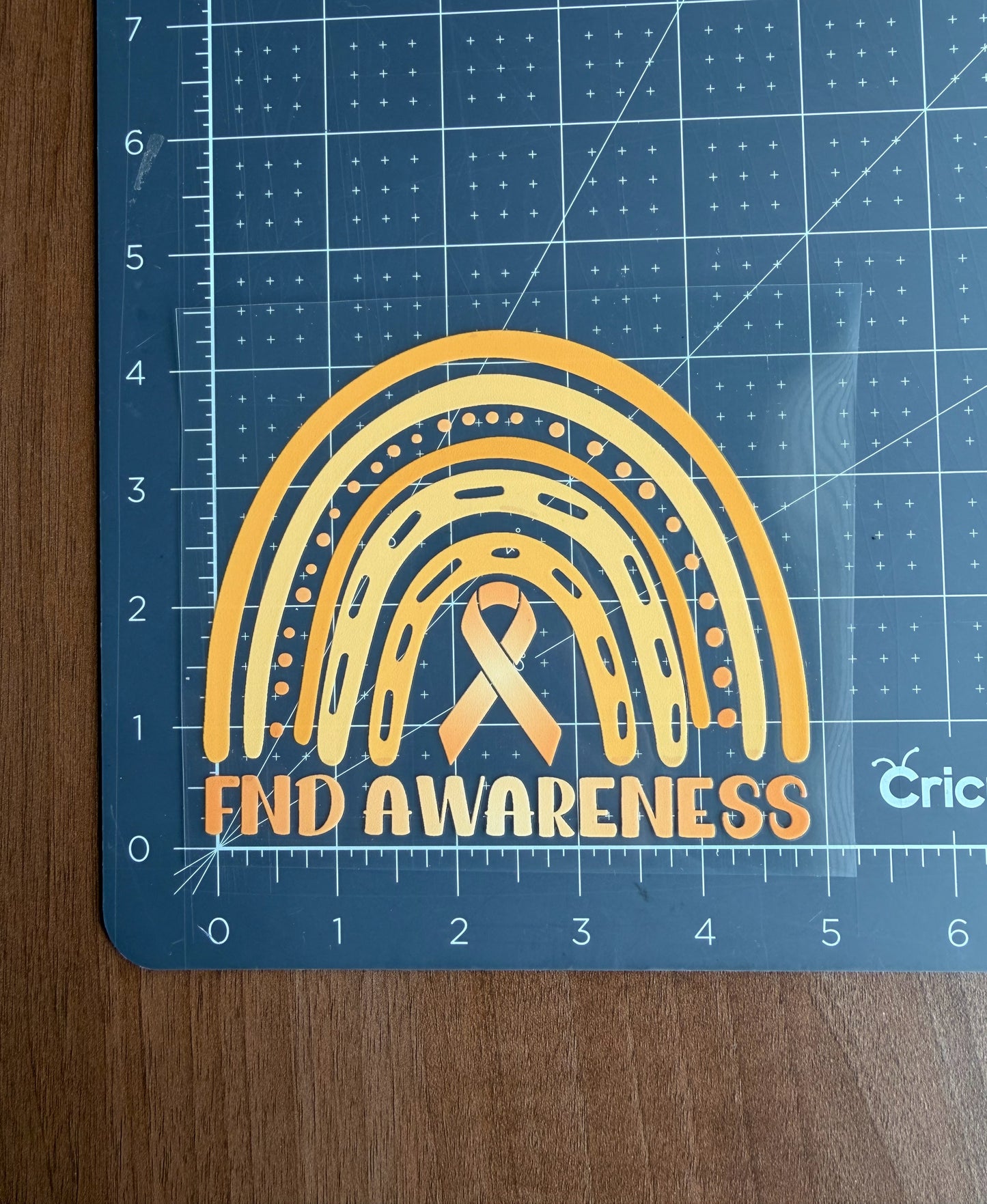 FND Awareness Rainbow Car Decal | Functional Neurological Disorder