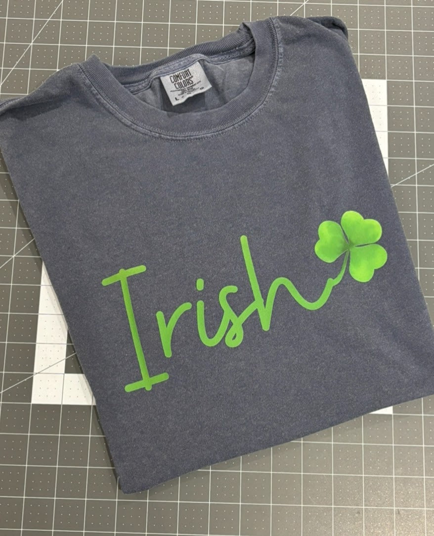 Irish with Shamrock T Shirt