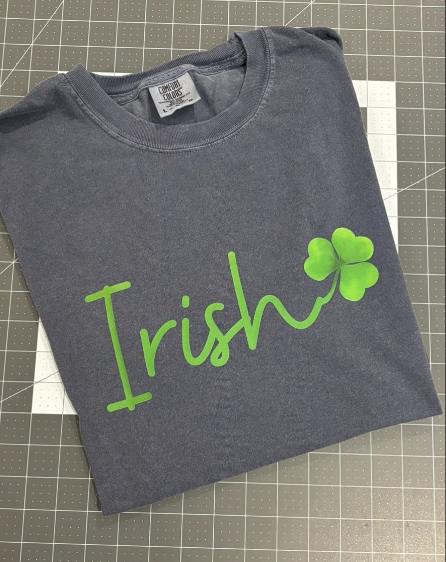 Irish with Shamrock T Shirt