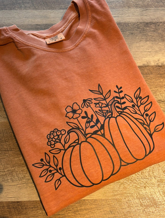 Pumpkins & Wildflowers T-Shirt