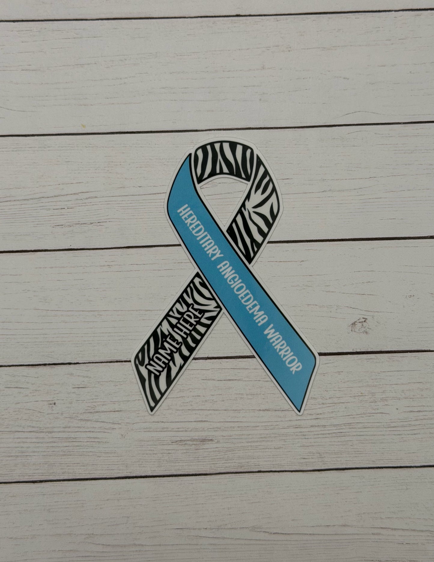 Hereditary Angioedema Warrior Custom Sticker or Magnet