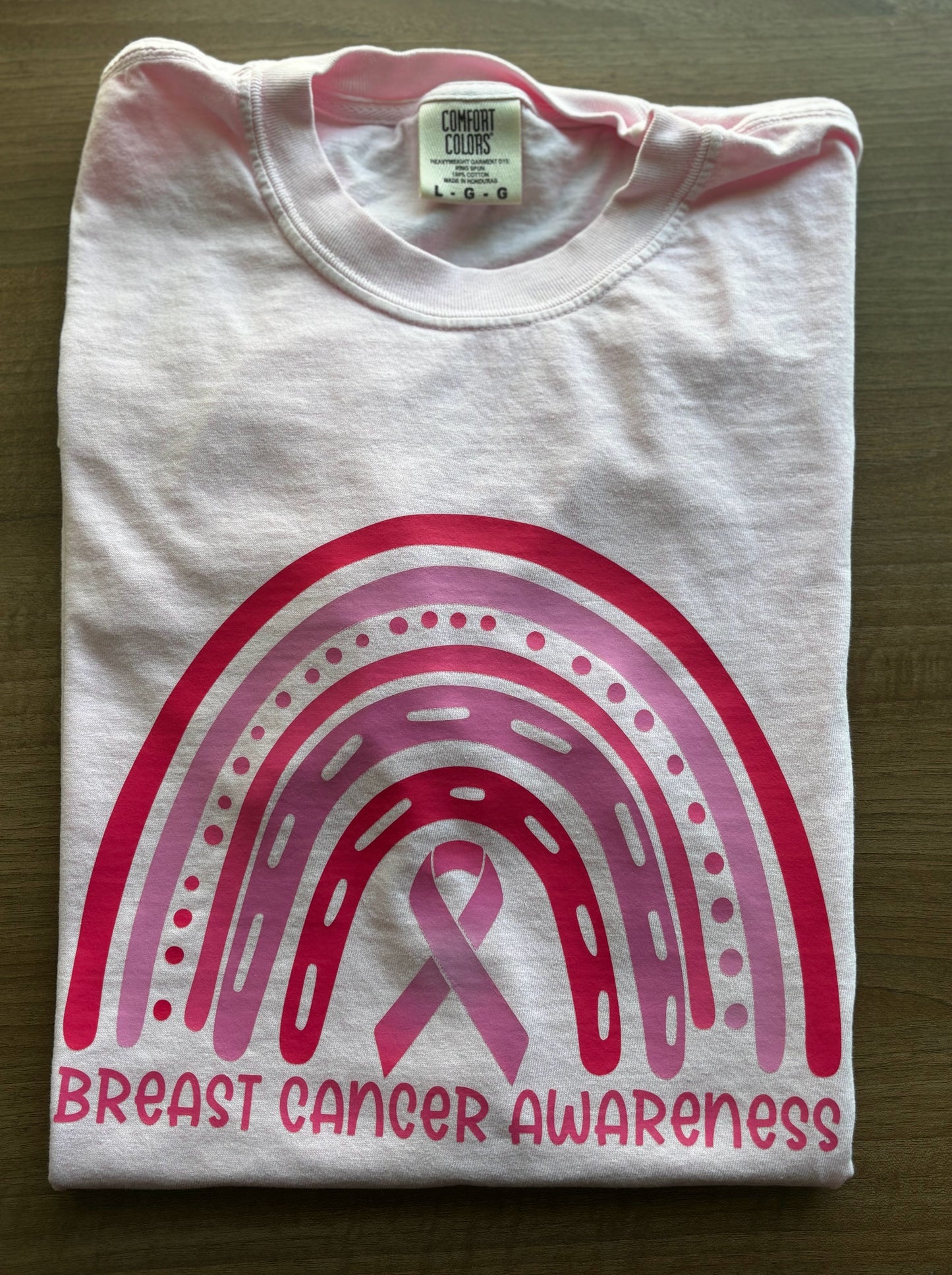 Breast Cancer Awareness Rainbow T-Shirt