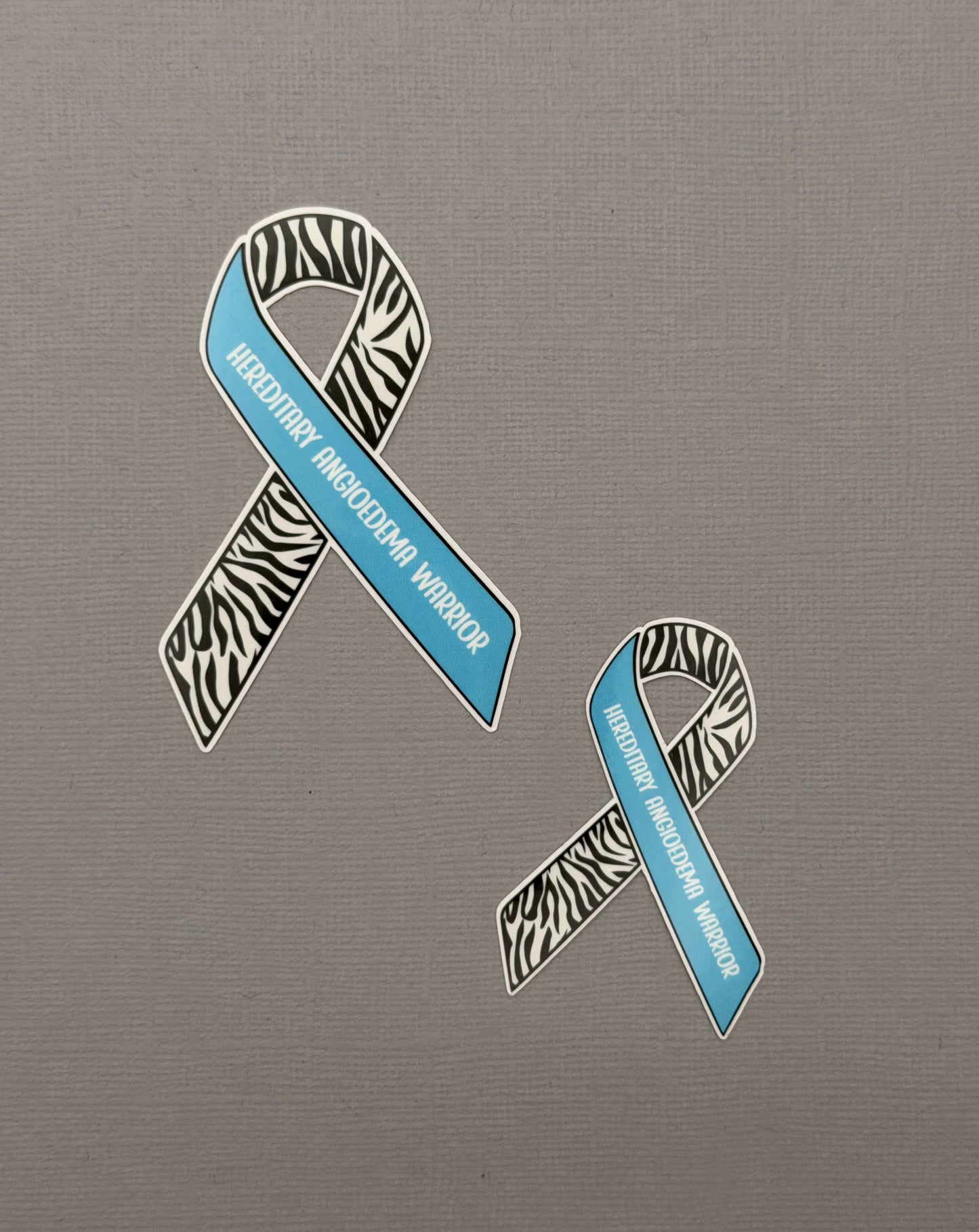 Hereditary Angioedema Warrior Ribbon Sticker or Magnet