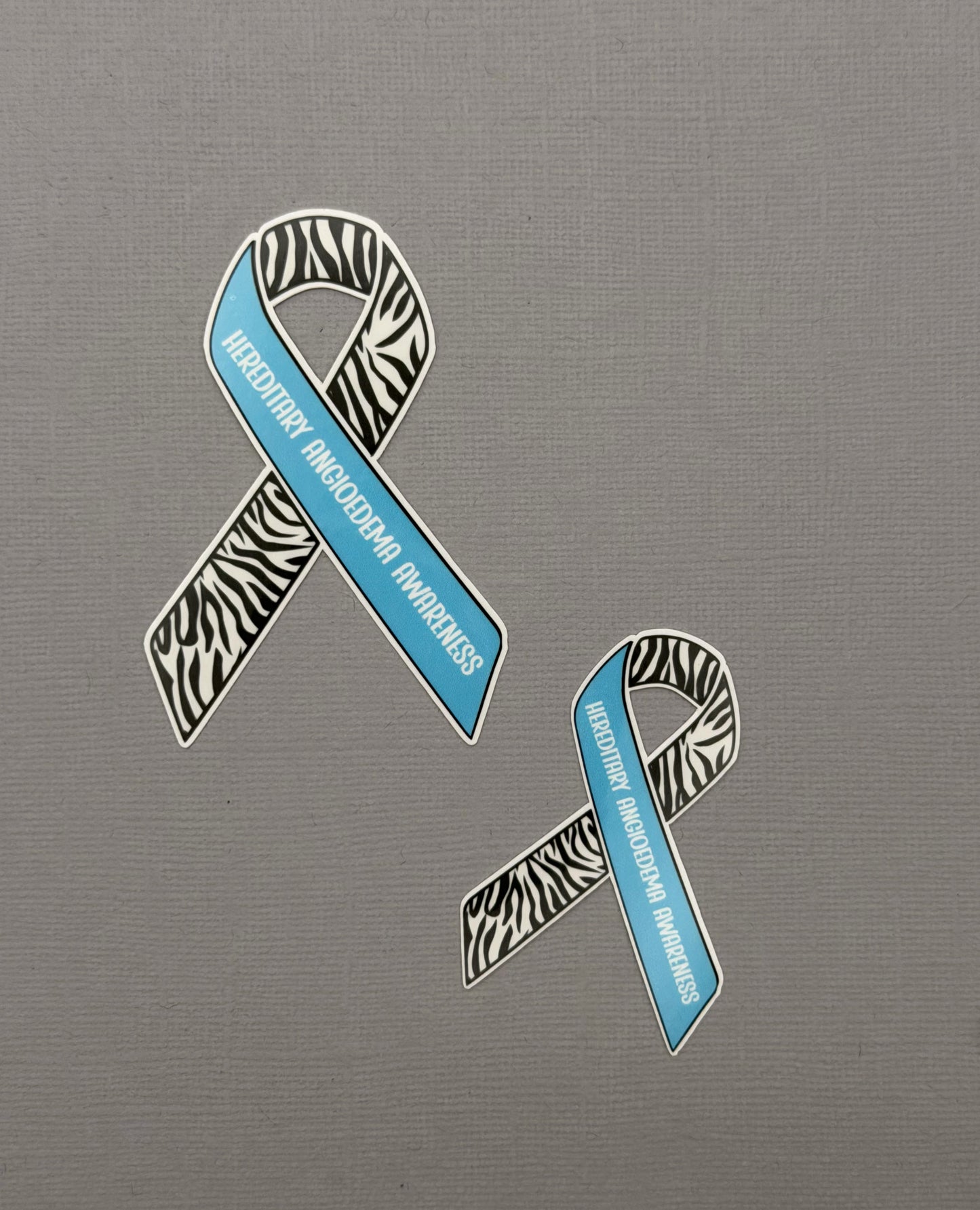 Hereditary Angioedema Awareness Ribbon Sticker or Magnet