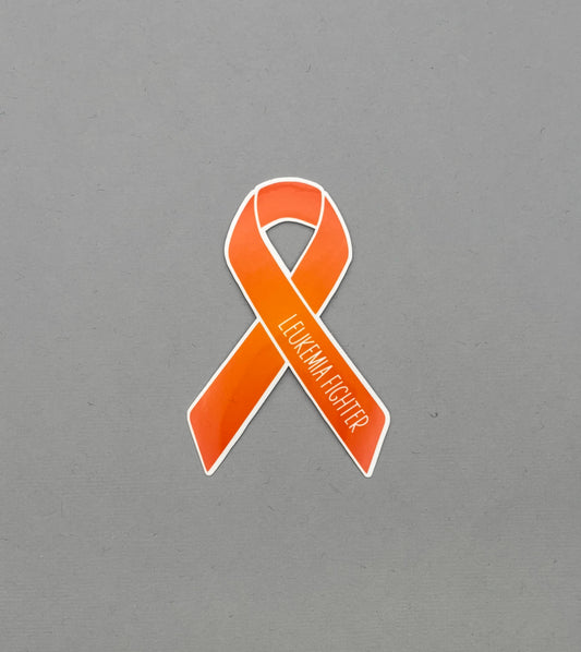 Leukemia Fighter Ribbon Sticker