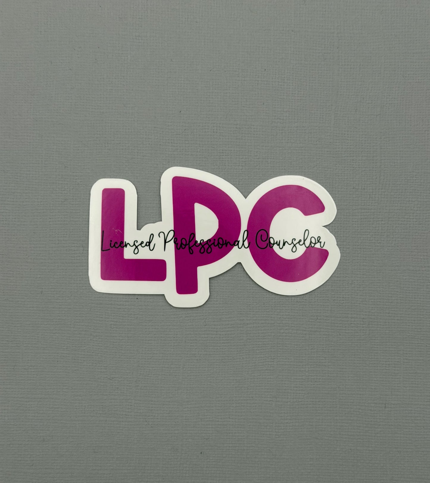 Licensed Professional Counselor Sticker or Magnet