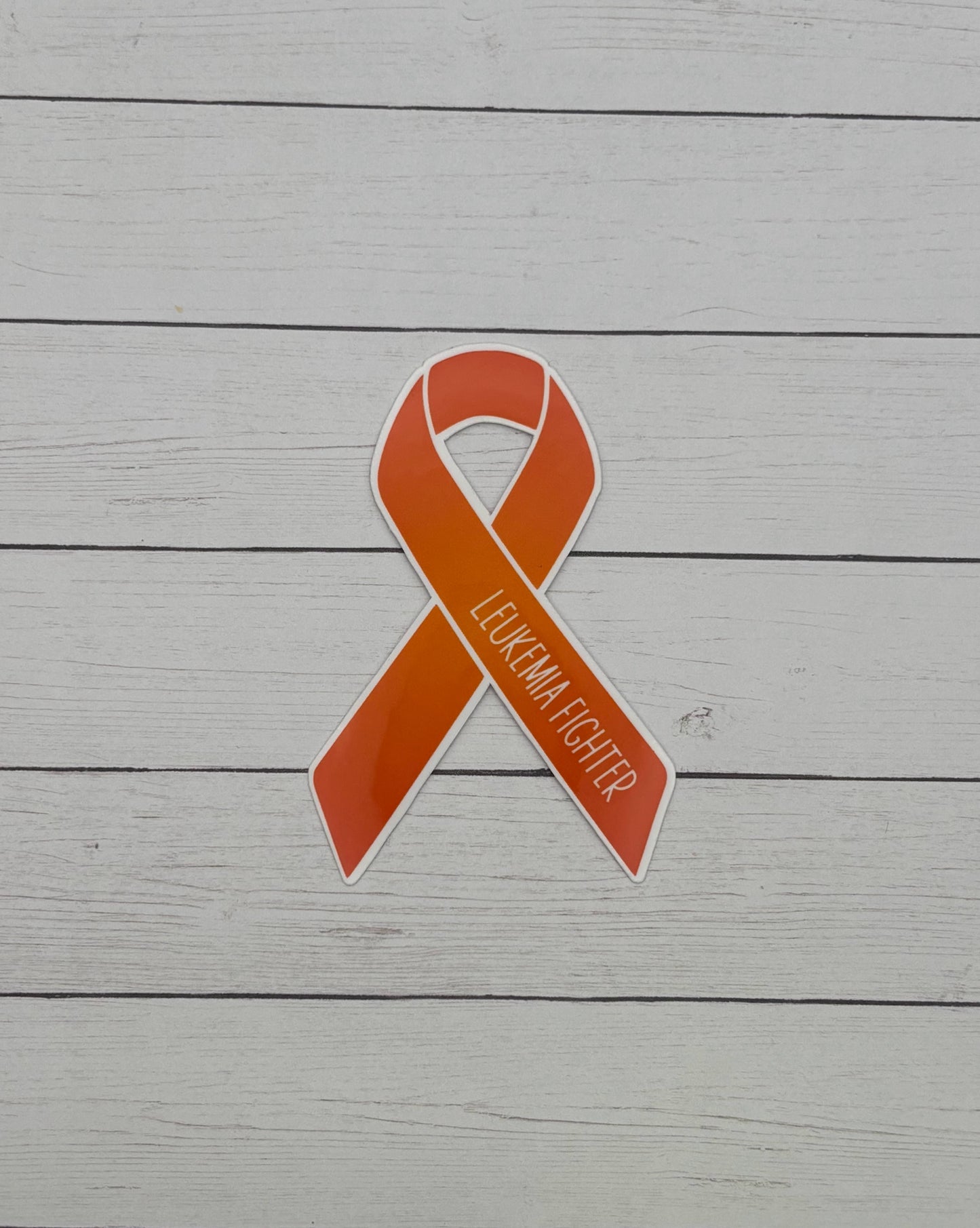 Leukemia Fighter Ribbon Sticker