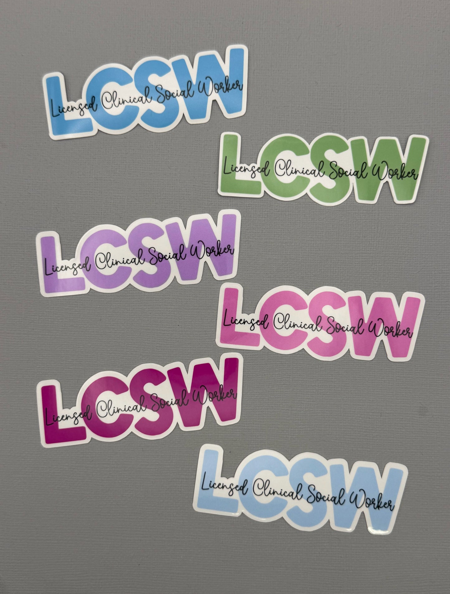 Licensed Clinical Social Worker - LCSW Sticker or Magnet