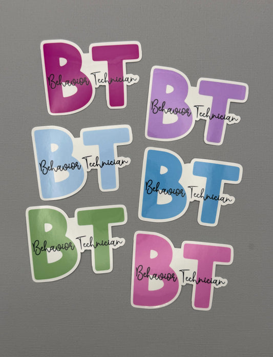Behavior Technician Sticker or Magnet