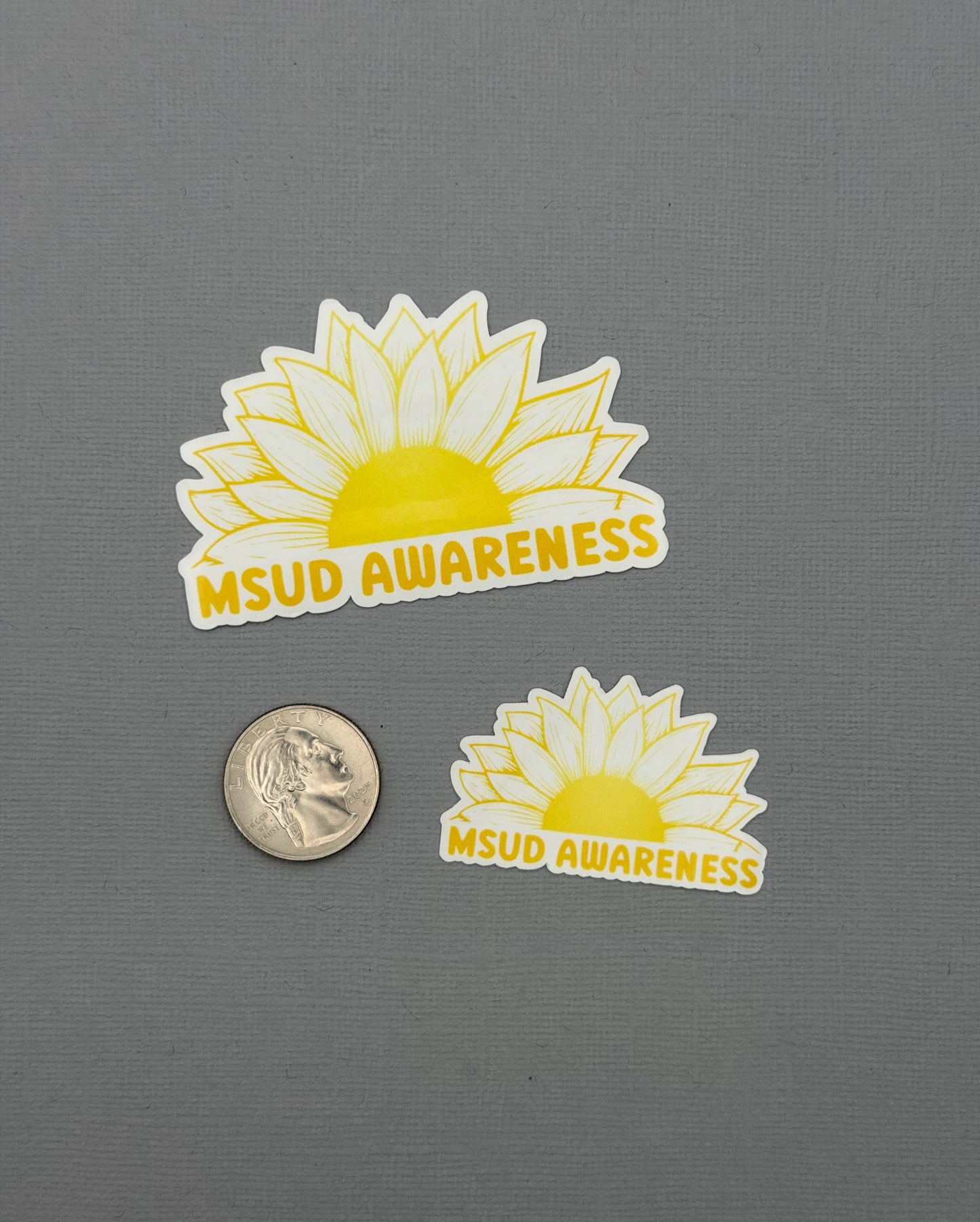 MSUD Awareness Sunflower Sticker or Magnet | Maple Syrup Urine Disease