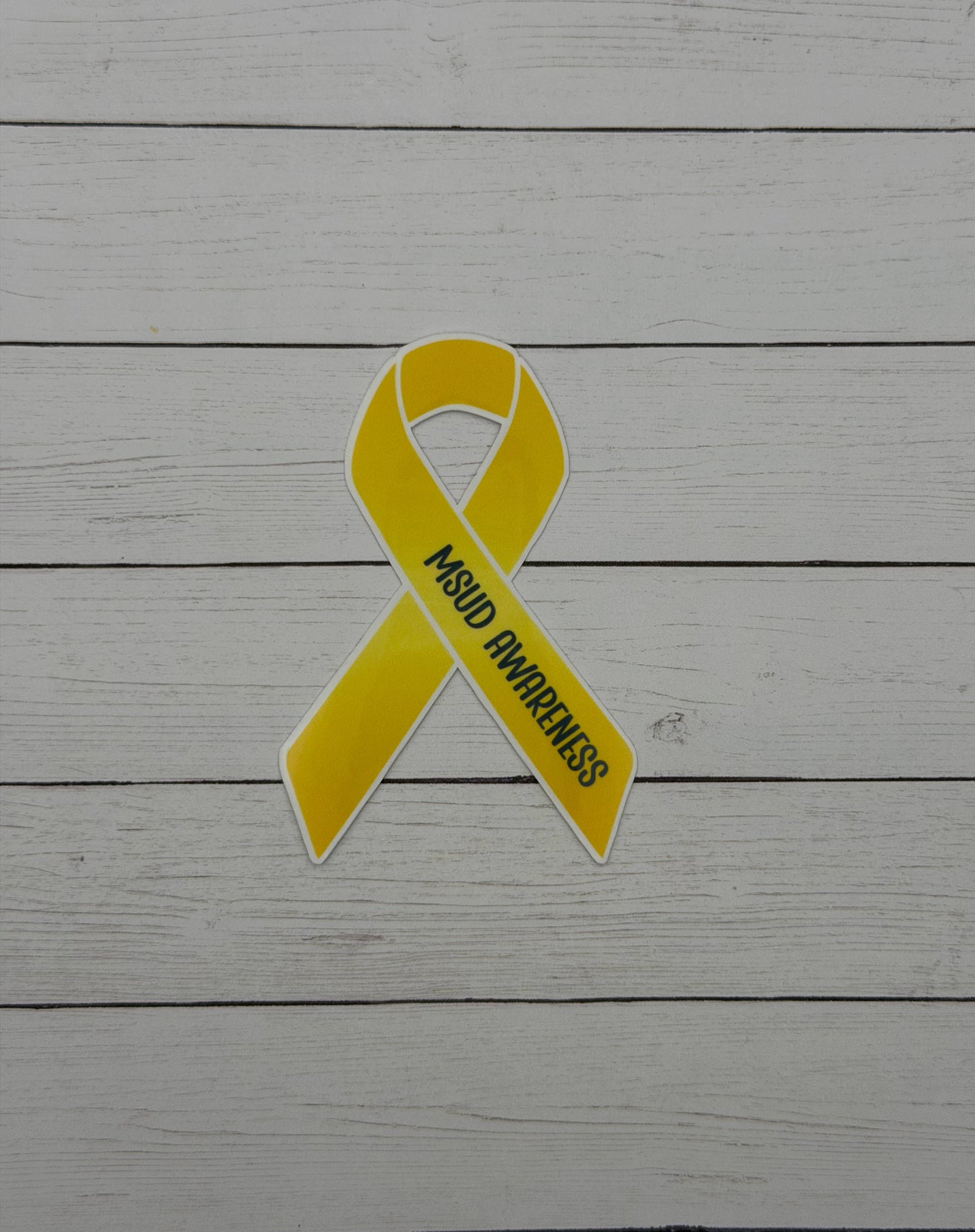 MSUD Awareness Ribbon Sticker or Magnet | Maple Syrup Urine Disease