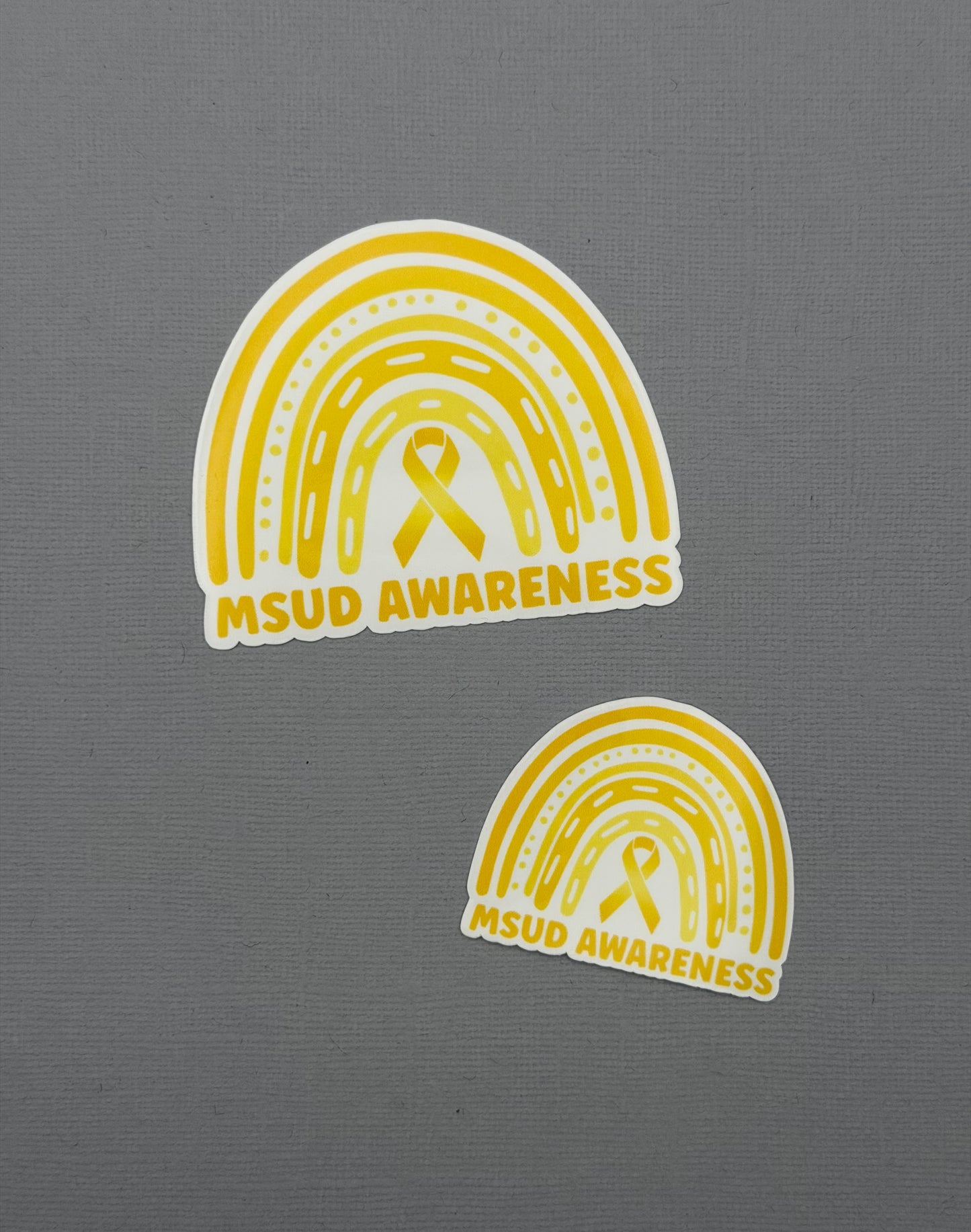 MSUD Awareness Rainbow Sticker or Magnet | Maple Syrup Urine Disease