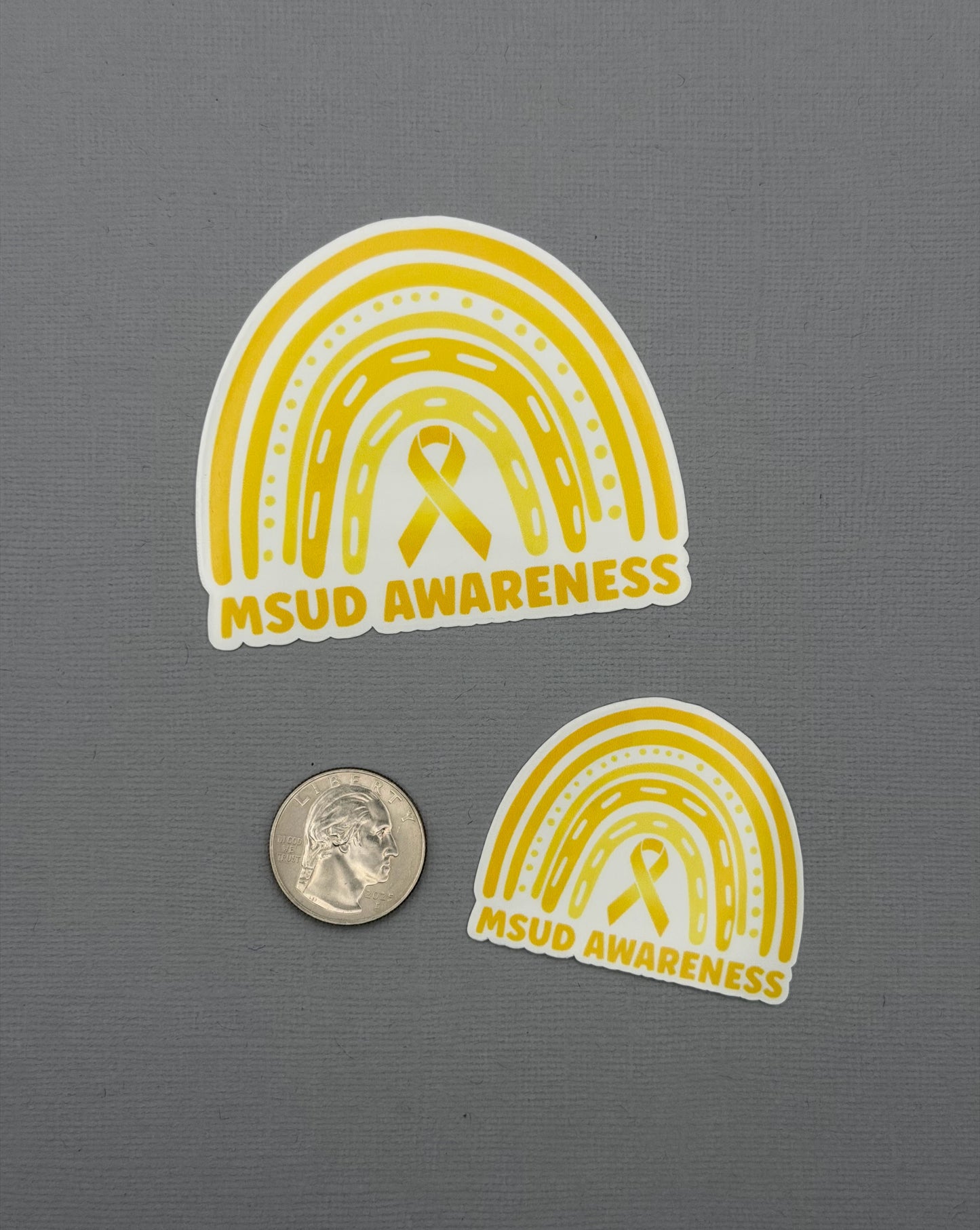 MSUD Awareness Rainbow Sticker or Magnet | Maple Syrup Urine Disease