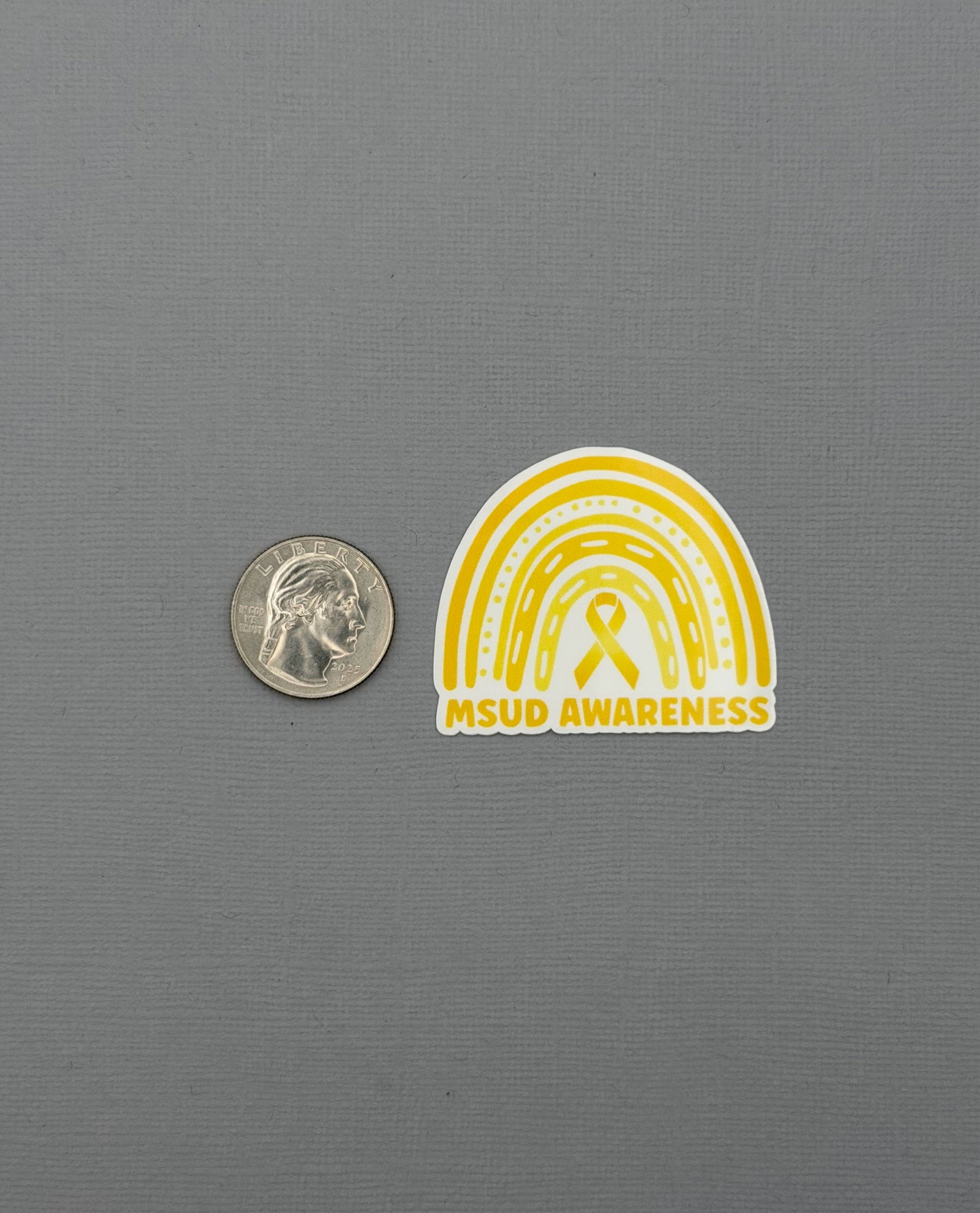 MSUD Awareness Rainbow Sticker or Magnet | Maple Syrup Urine Disease