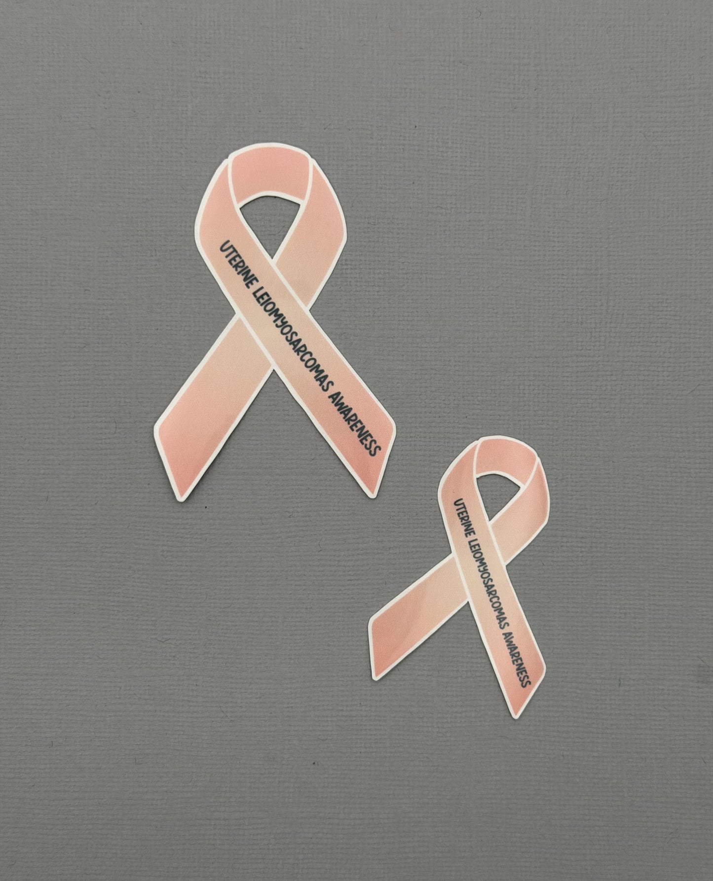 Uterine Leiomyosarcomas Awareness Ribbon Sticker or Magnet