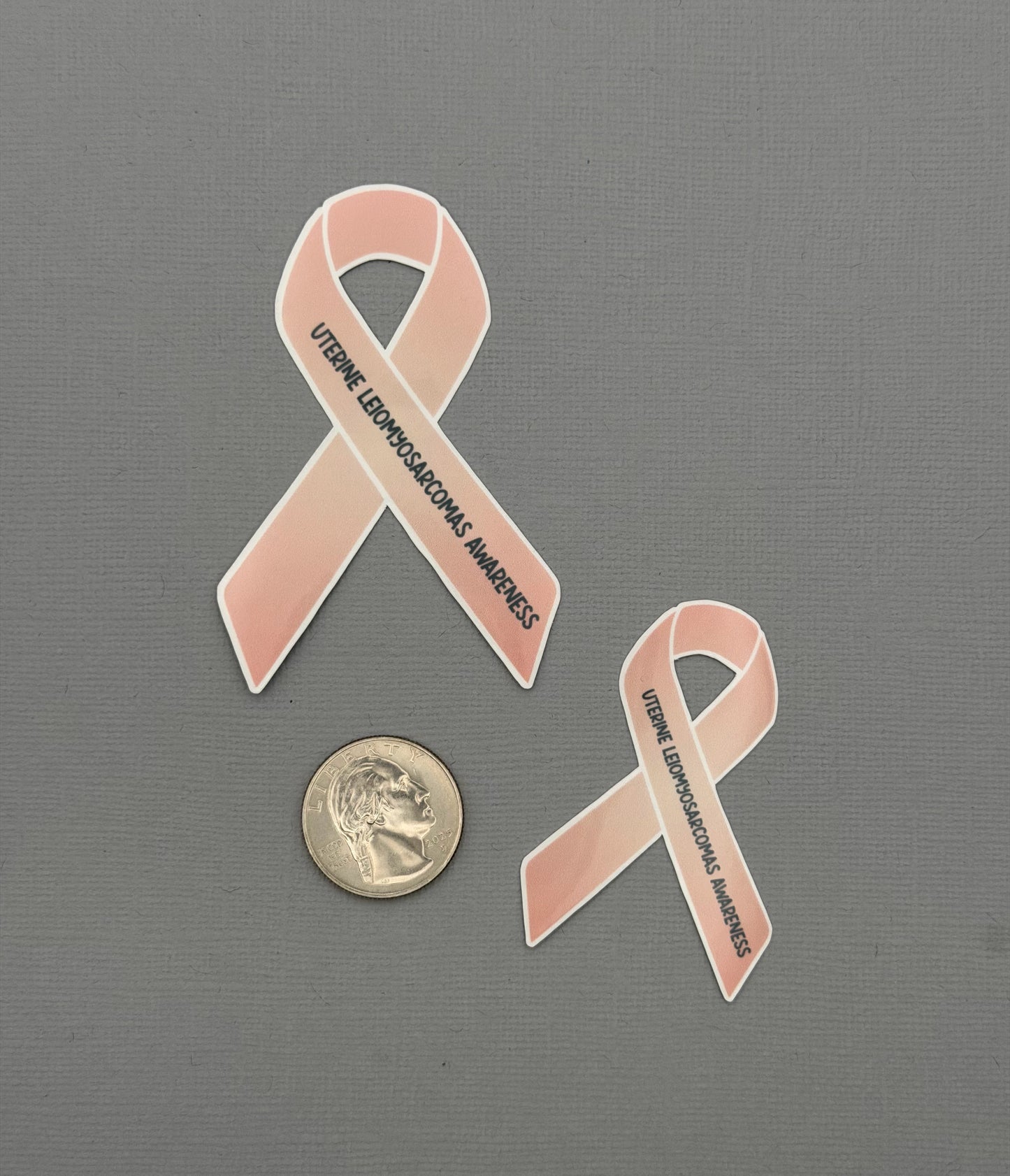 Uterine Leiomyosarcomas Awareness Ribbon Sticker or Magnet