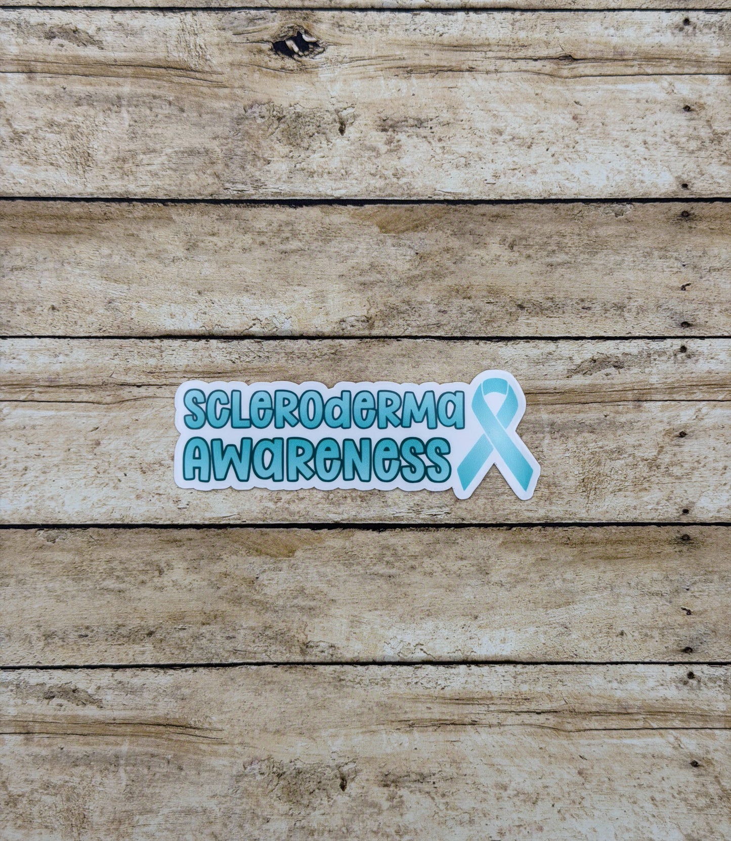 Scleroderma Awareness with Ribbon Sticker or Magnet