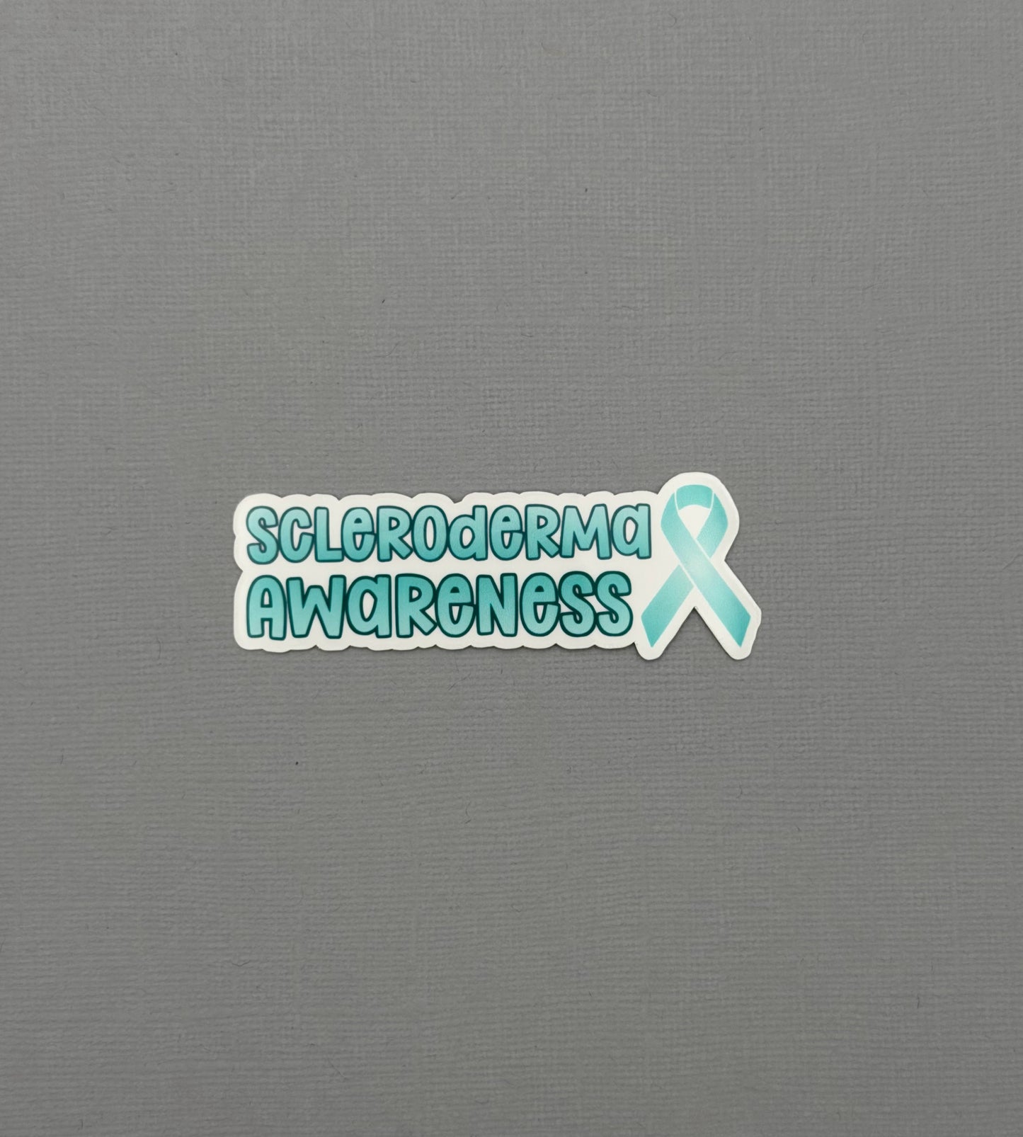 Scleroderma Awareness with Ribbon Sticker or Magnet