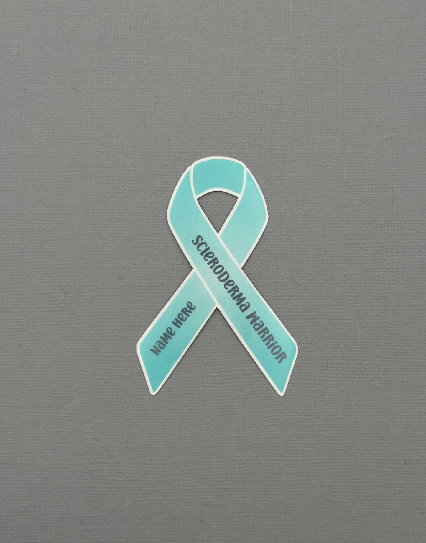 Scleroderma Warrior Custom Ribbon Sticker or Magnet