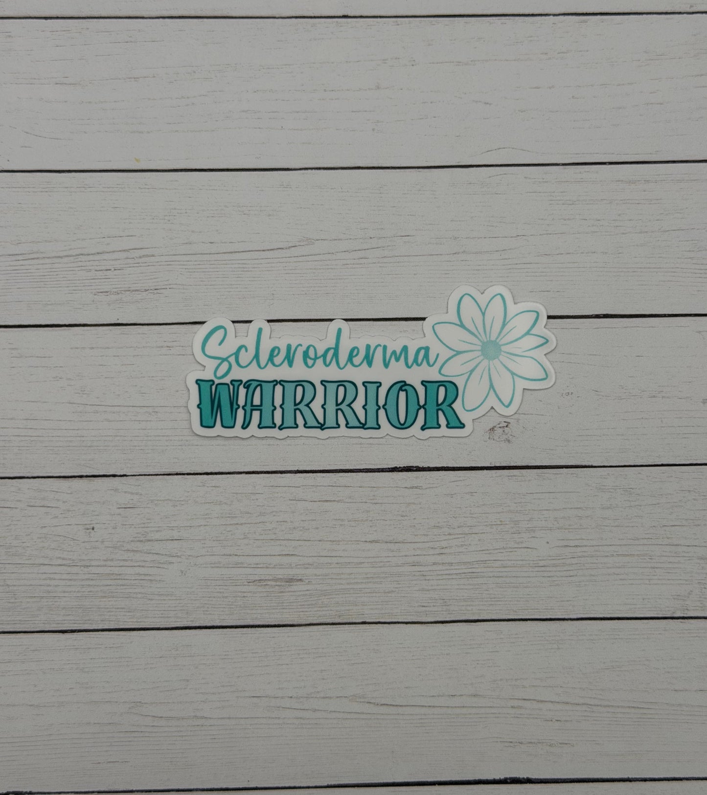 Scleroderma Warrior Flower Sticker or Magnet