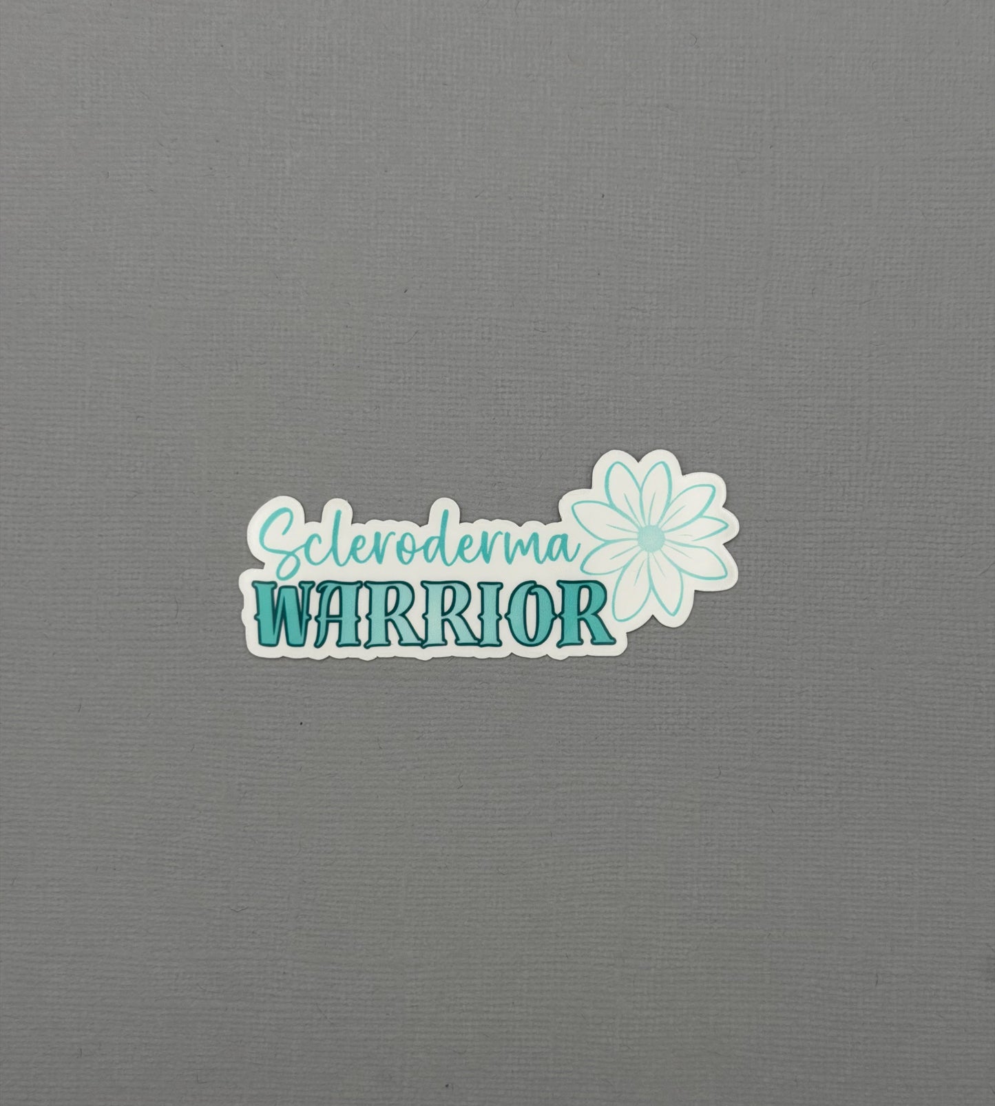 Scleroderma Warrior Flower Sticker or Magnet