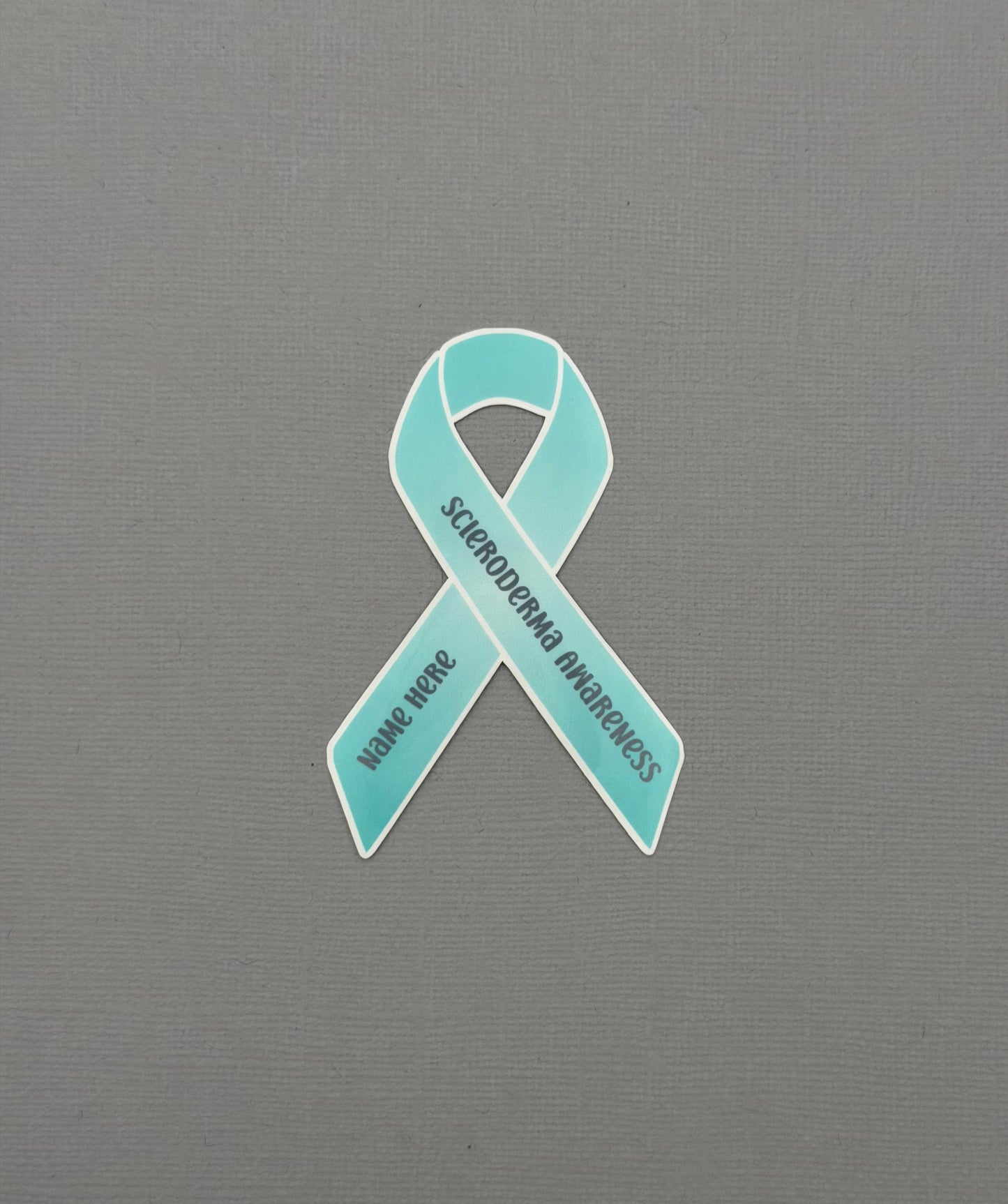 Scleroderma Awareness Custom Ribbon Sticker or Magnet
