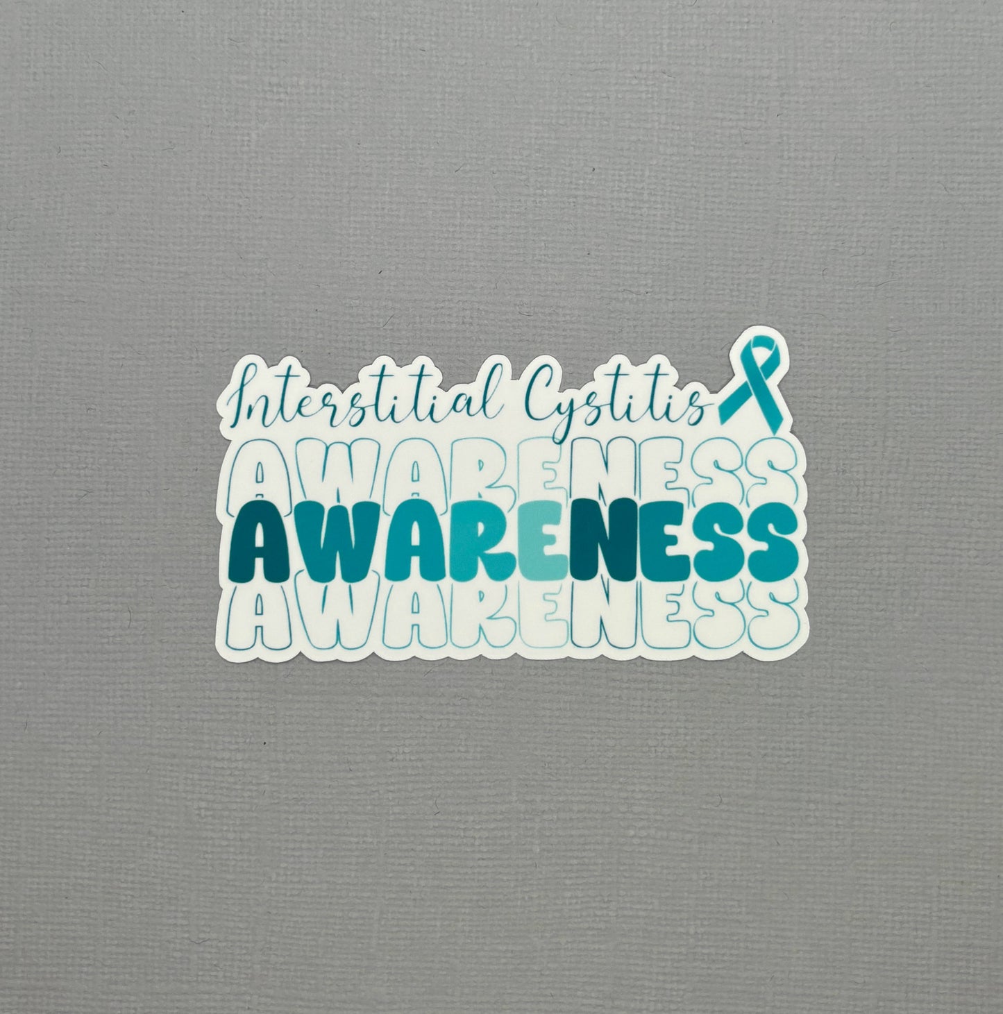 Interstitial Cystitis Awareness Sticker