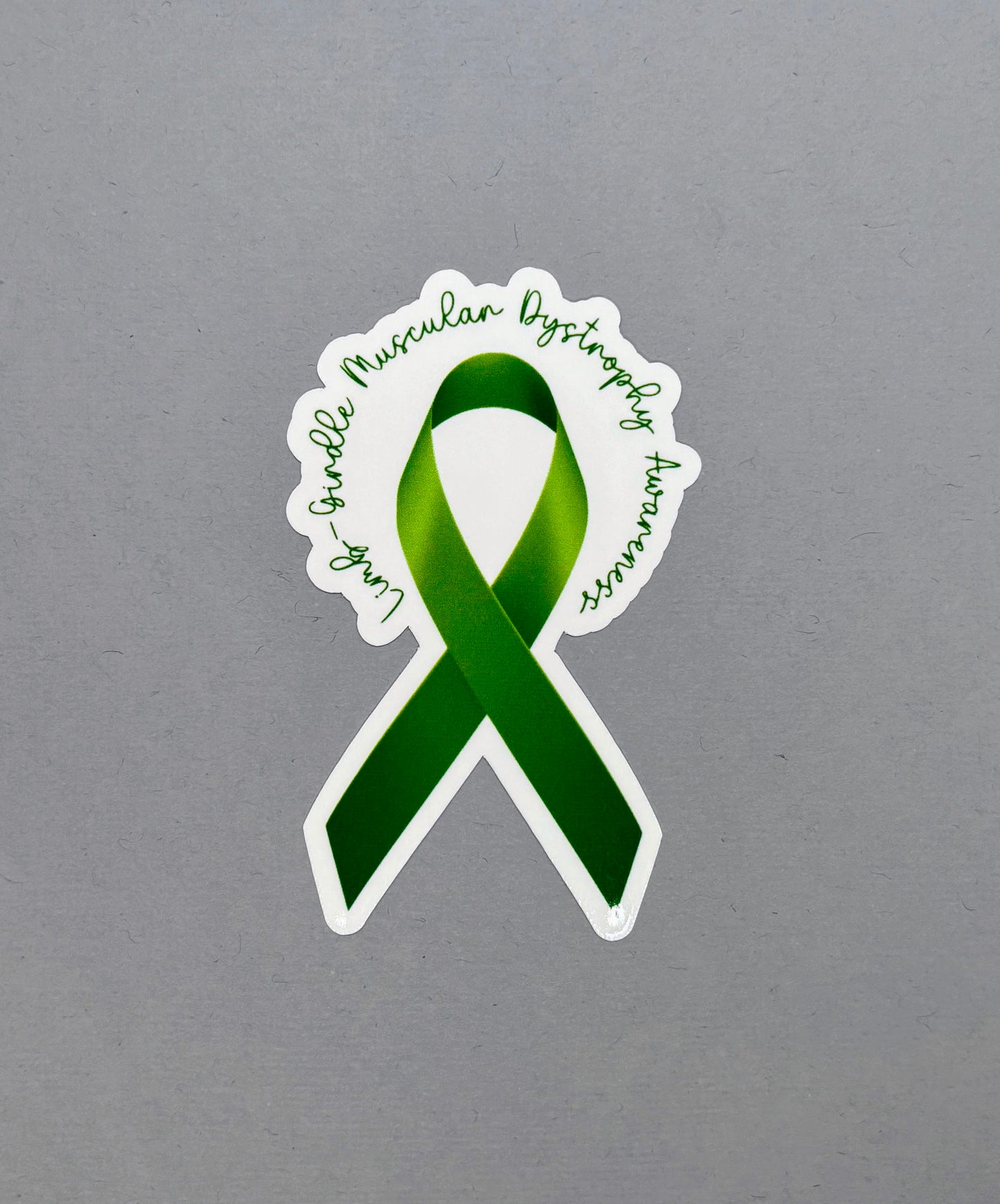 Limb-Girdle Muscular Dystrophy Awareness Ribbon Sticker