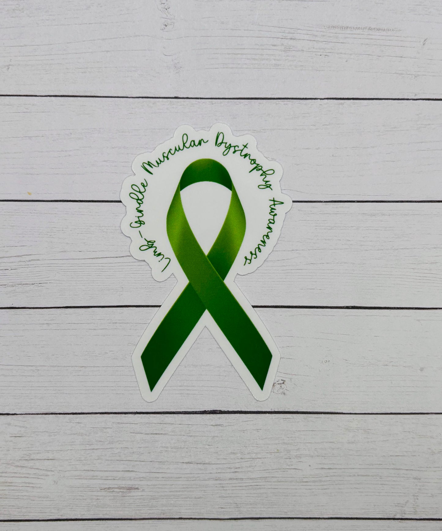 Limb-Girdle Muscular Dystrophy Awareness Ribbon Sticker