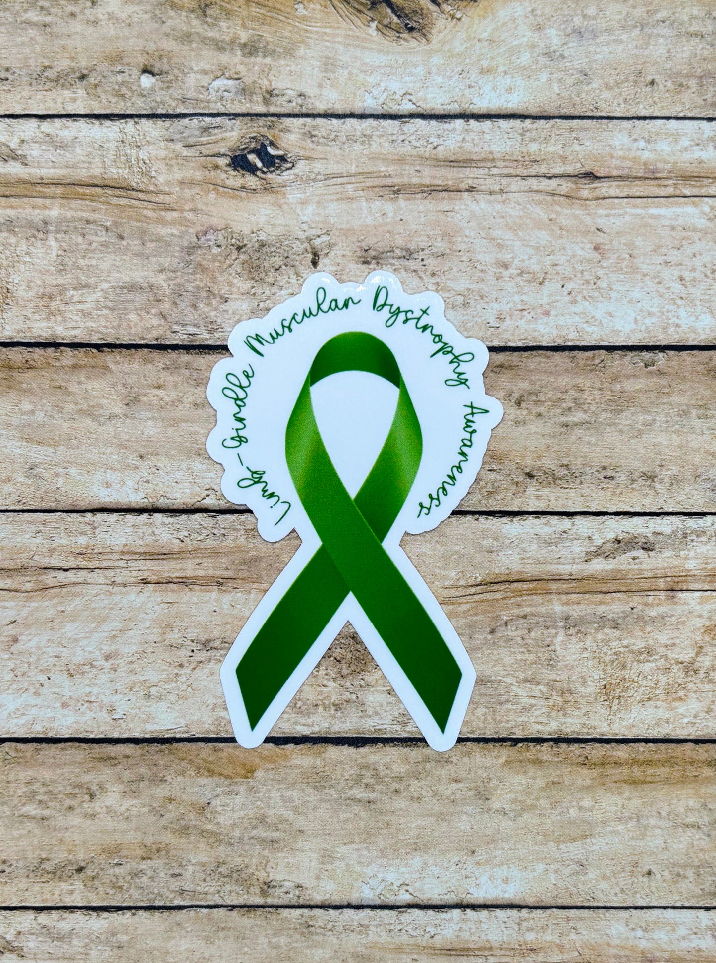 Limb-Girdle Muscular Dystrophy Awareness Ribbon Sticker