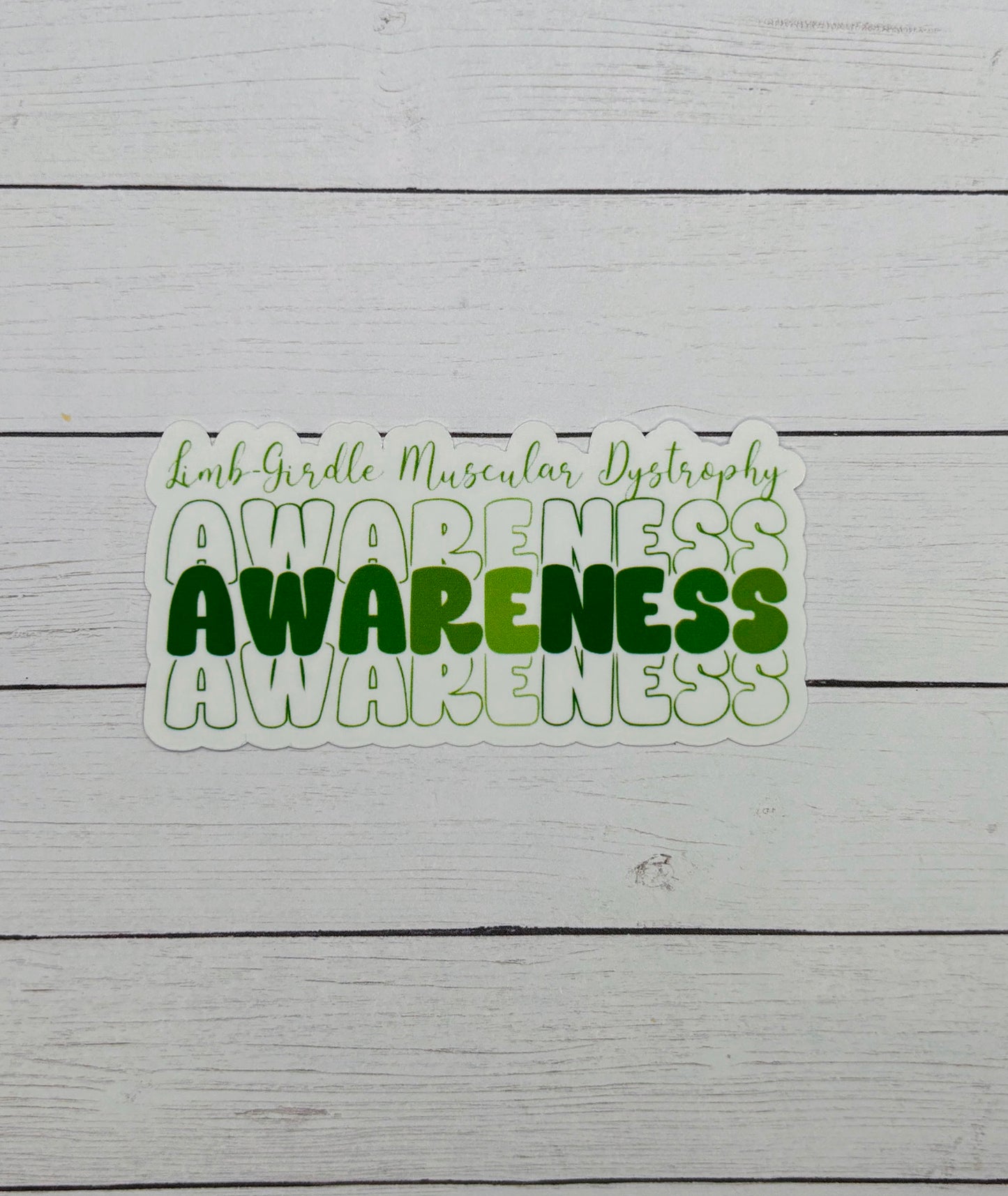 Limb-Girdle Muscular Dystrophy Awareness Sticker