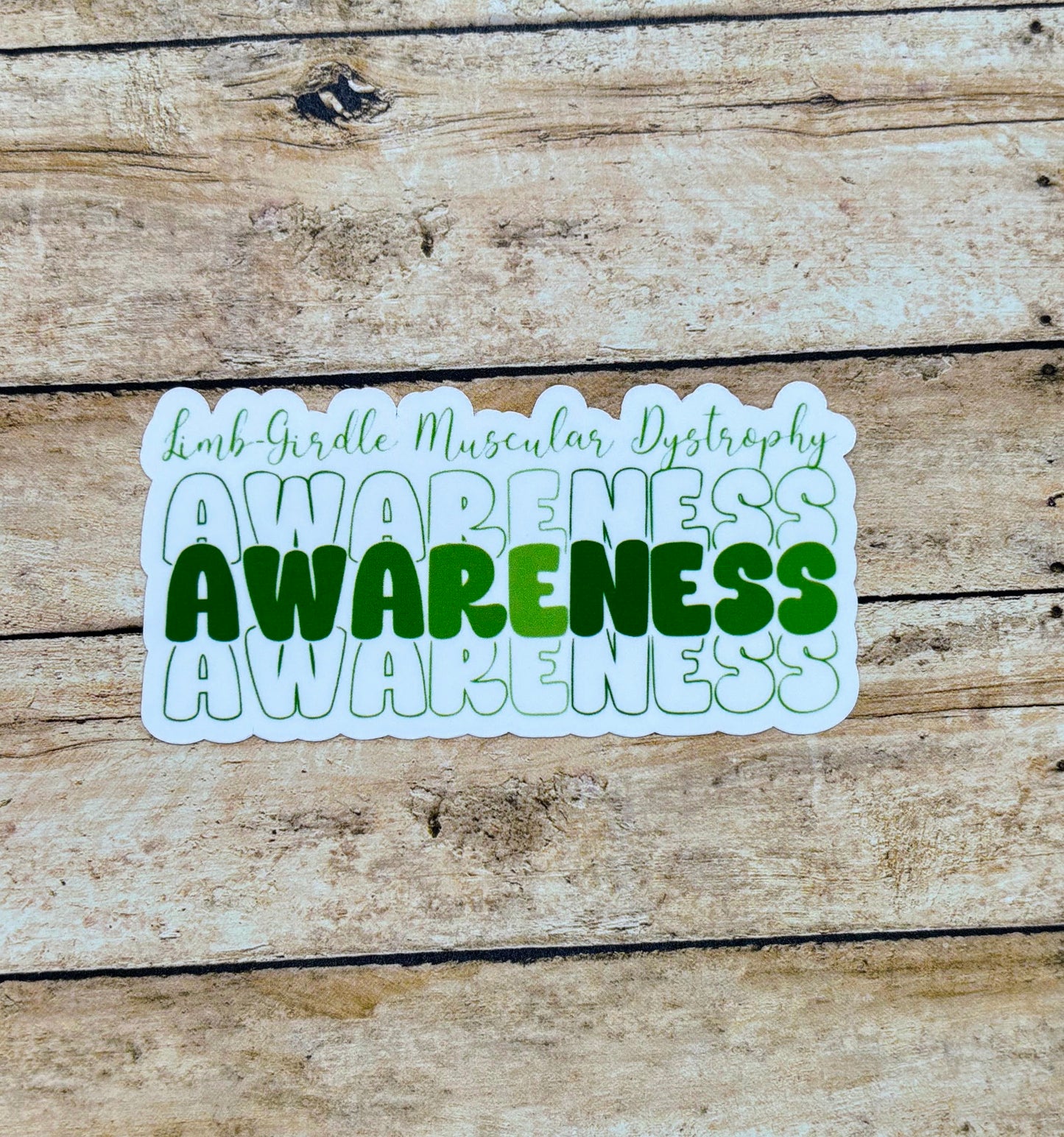 Limb-Girdle Muscular Dystrophy Awareness Sticker