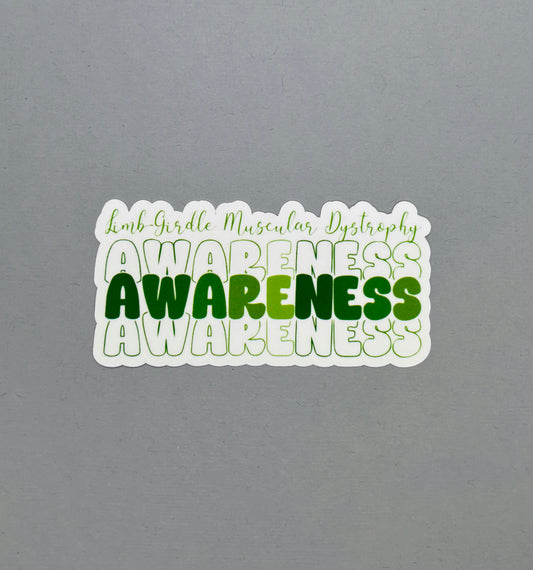 Limb-Girdle Muscular Dystrophy Awareness Sticker