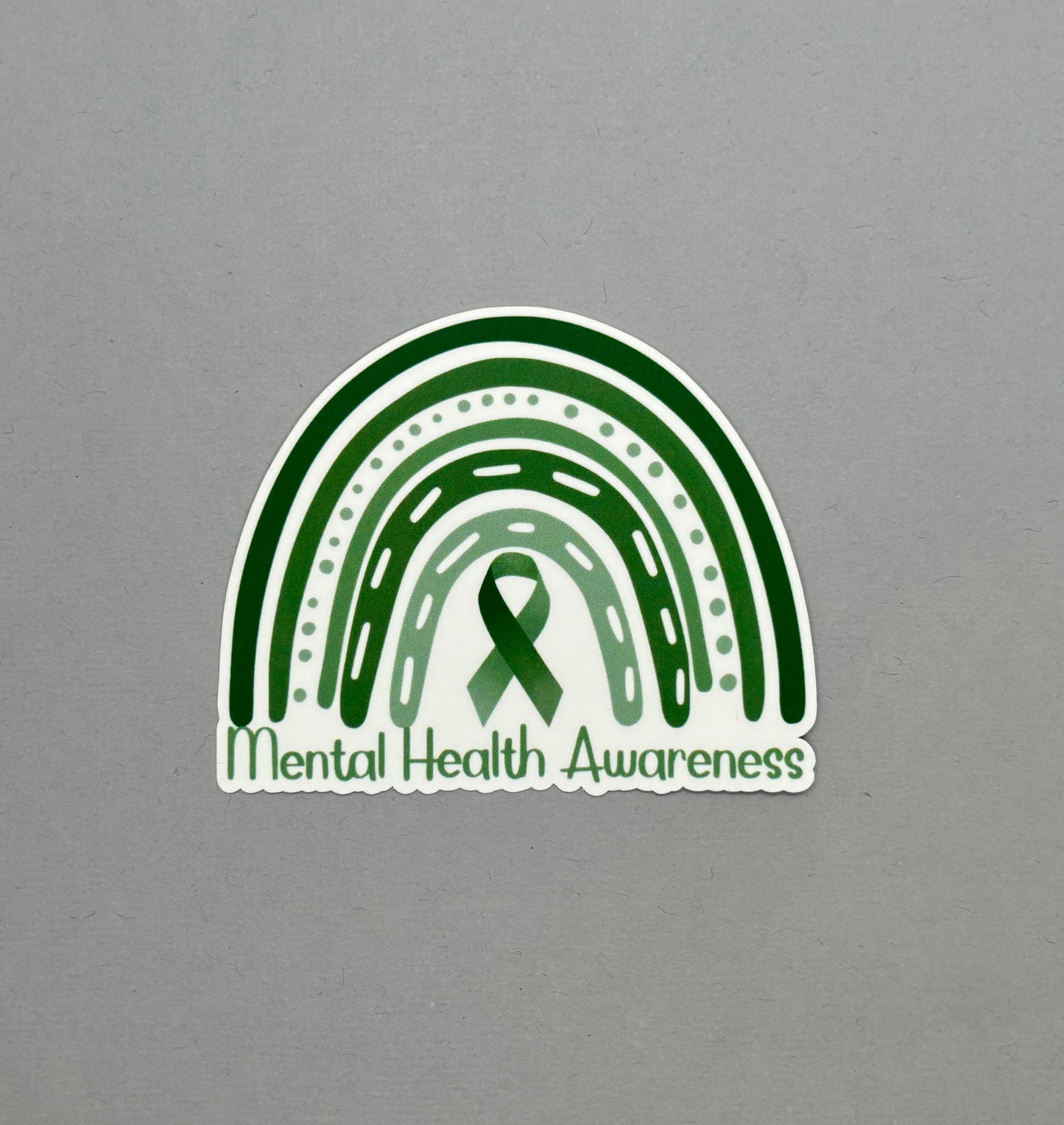 Mental Health Awareness Rainbow Sticker