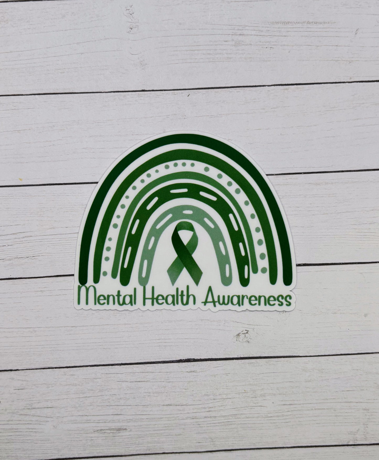 Mental Health Awareness Rainbow Sticker