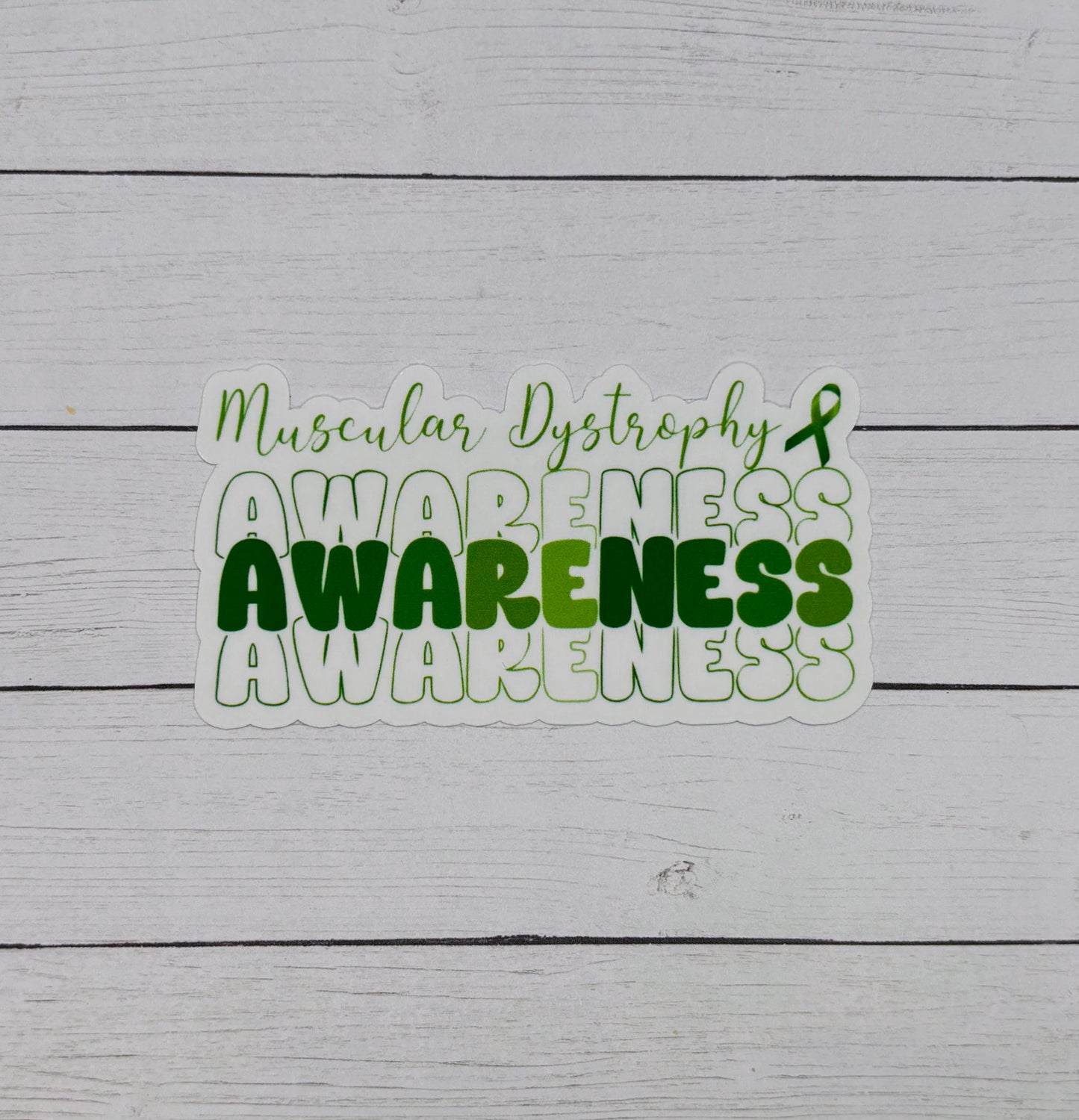 Muscular Dystrophy Awareness Sticker