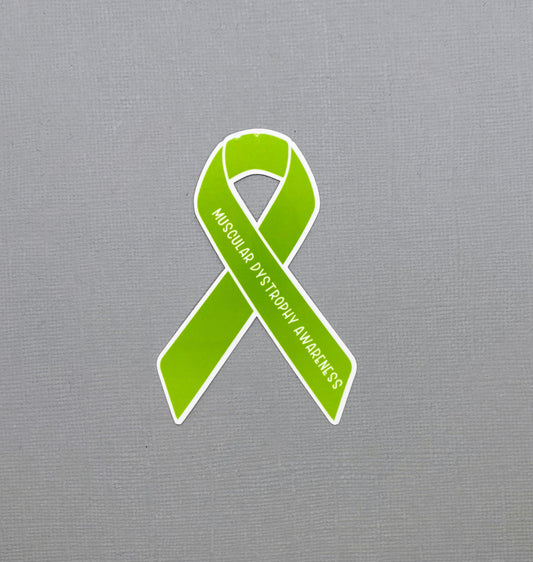 Muscular Dystrophy Awareness Ribbon Sticker