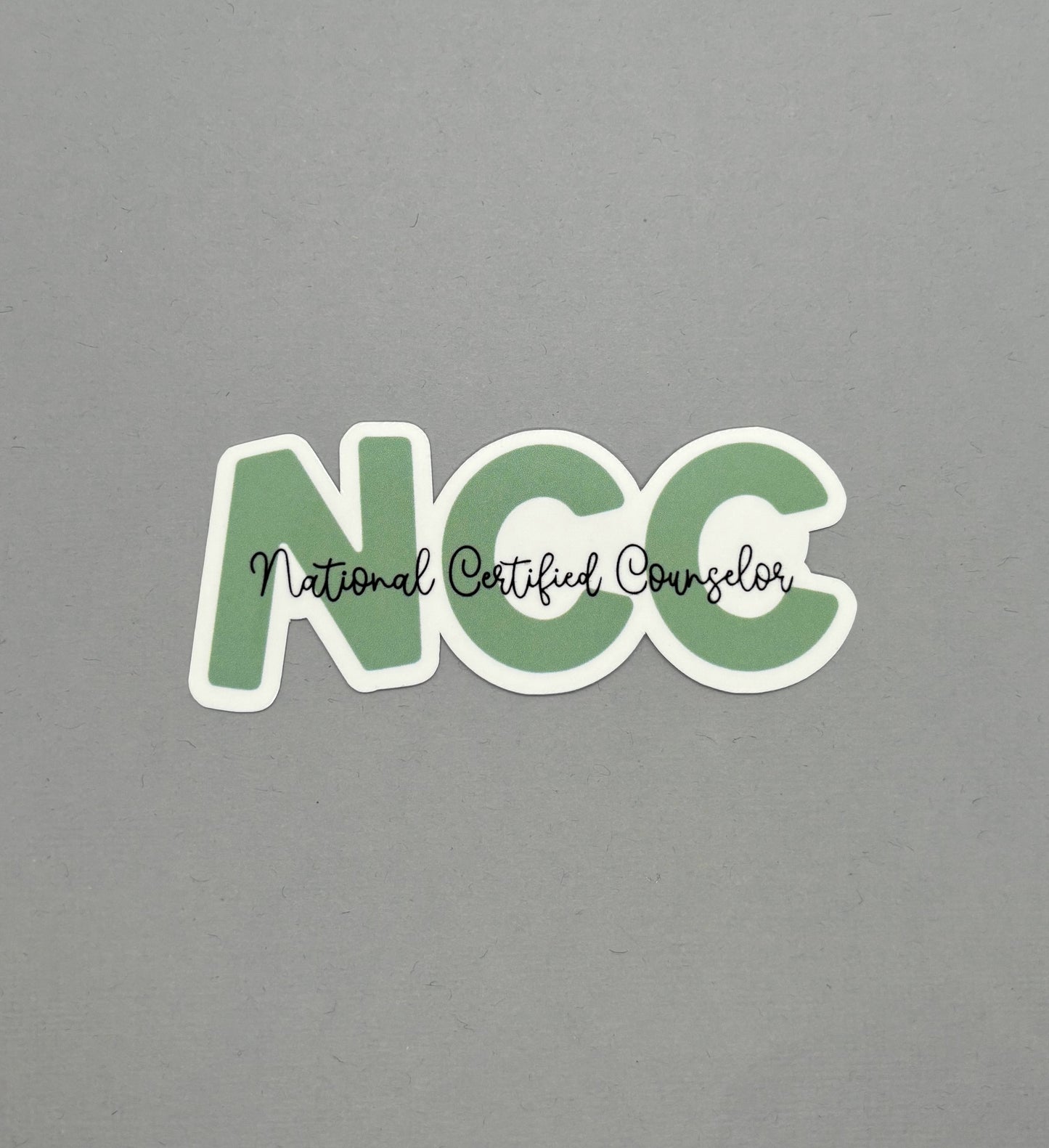 National Certified Counselor Sticker