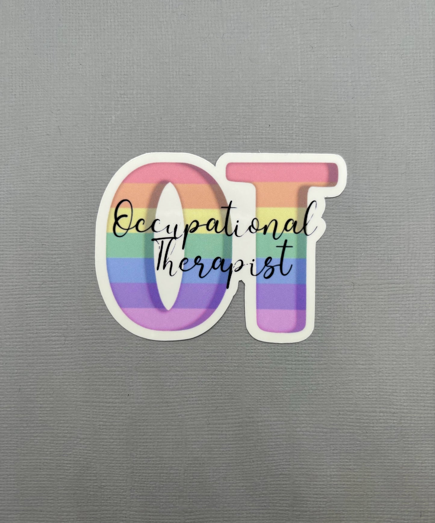 Occupational Therapy Rainbow Sticker