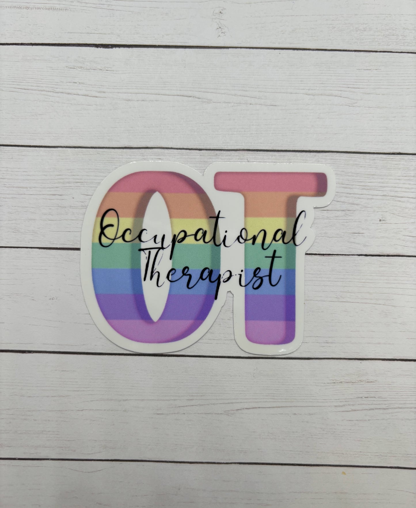 Occupational Therapy Rainbow Sticker