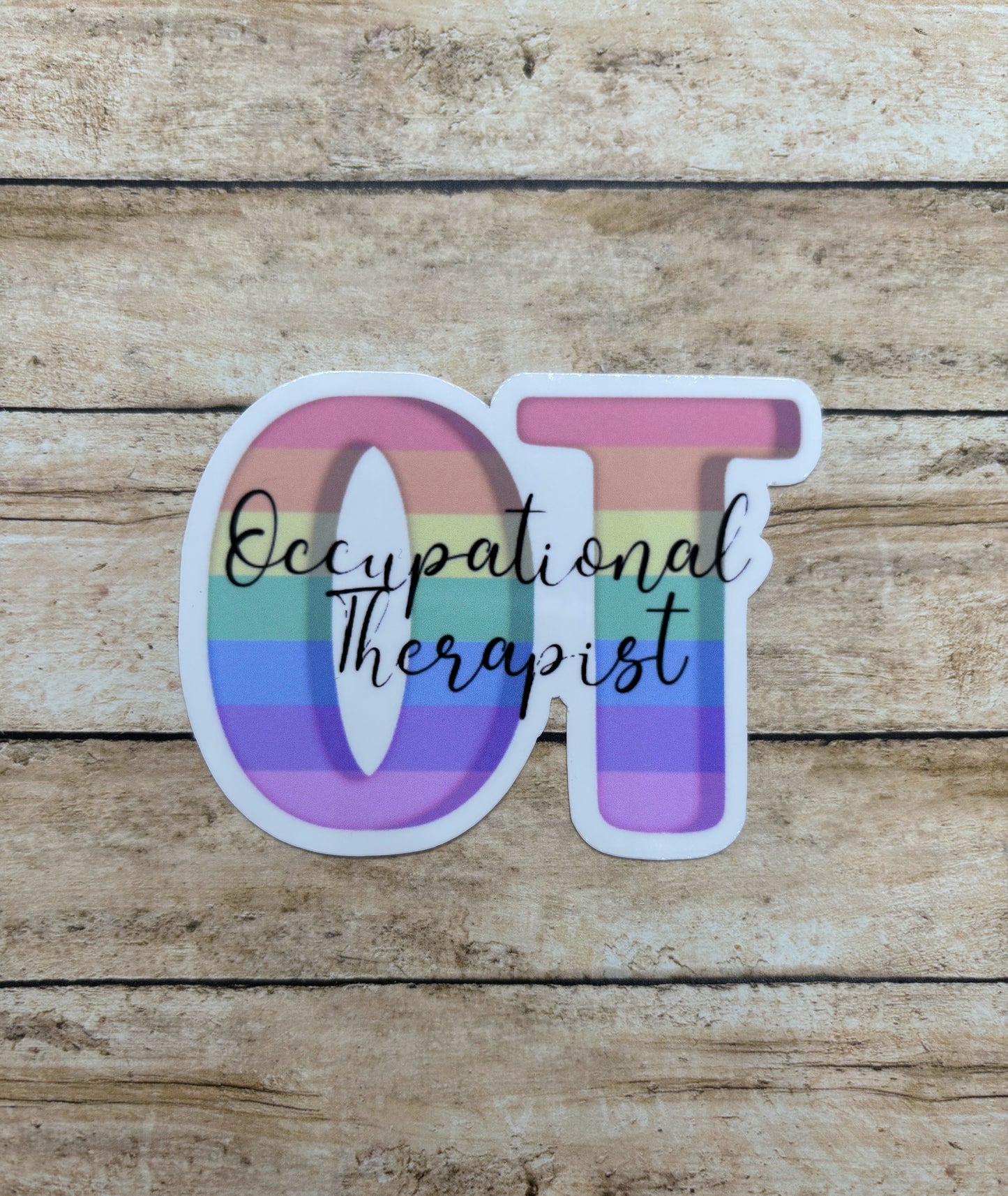 Occupational Therapy Rainbow Sticker