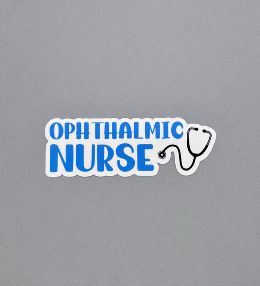 Ophthalmic Nurse Sticker