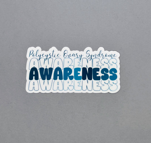 PCOS Awareness Sticker