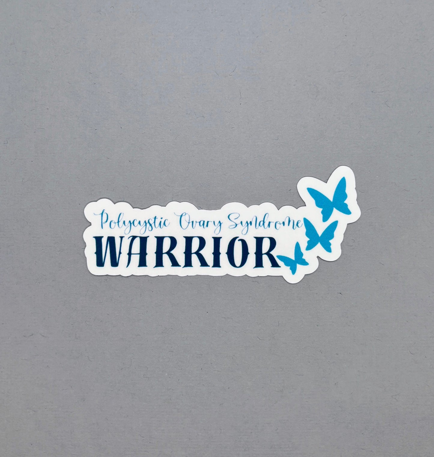 PCOS Warrior Butterflies Sticker