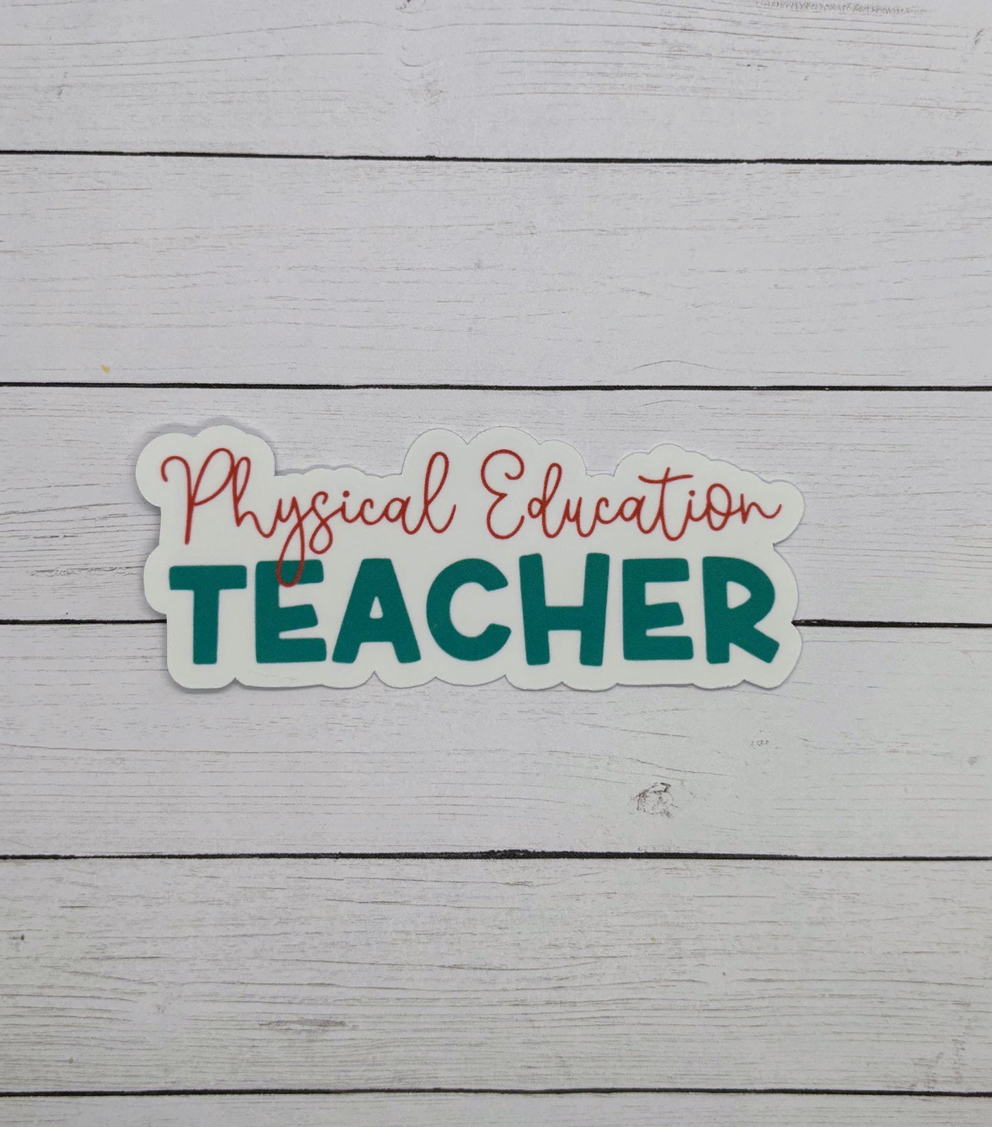 Physical Education Teacher Sticker