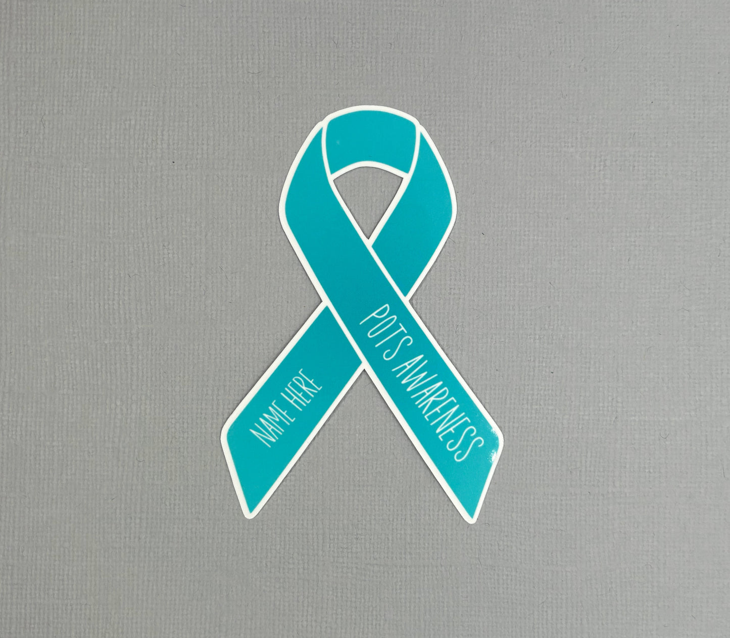 POTS Awareness Custom Ribbon Sticker