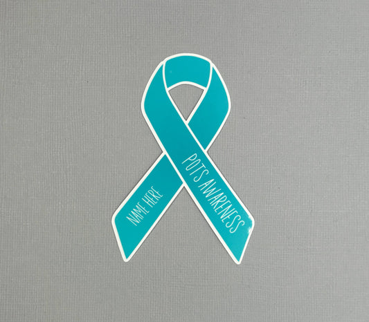 POTS Awareness Custom Ribbon Sticker