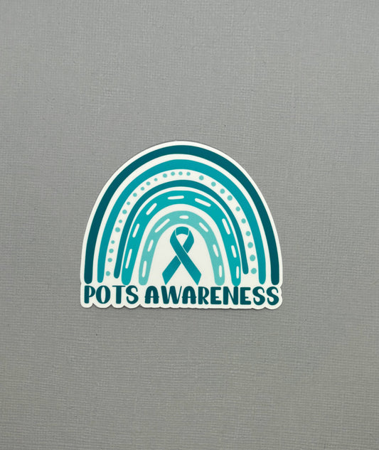 POTS Awareness Rainbow Sticker