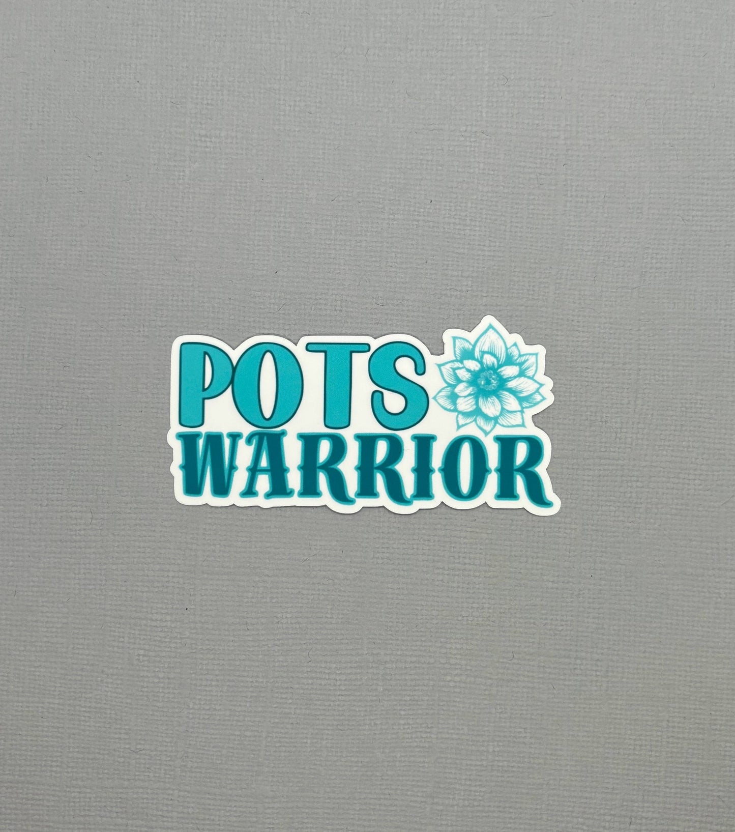 POTS Warrior Flower Sticker